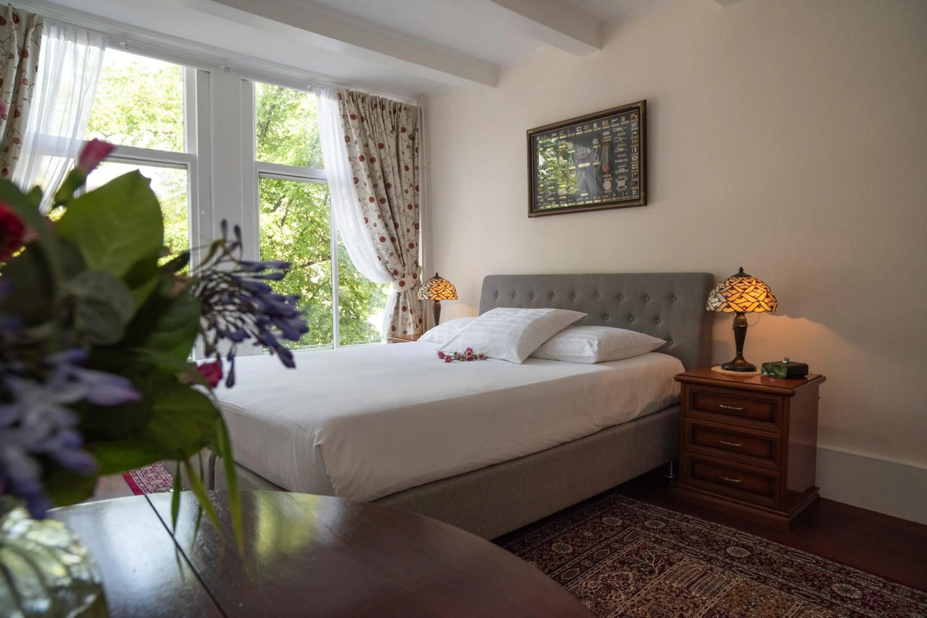 Bed in Keizershouse Amsterdam