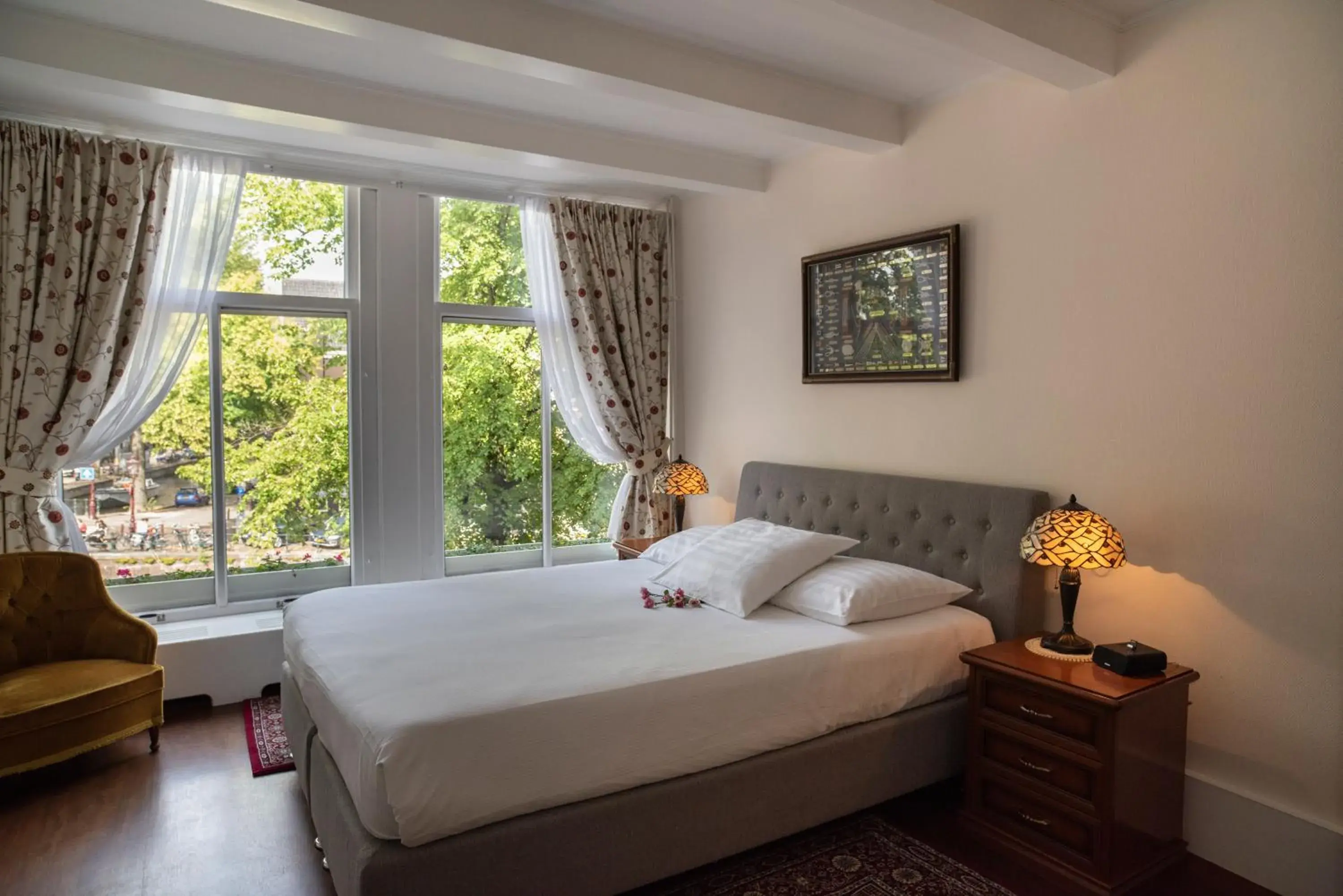 Bed in Keizershouse Amsterdam Bed in Keizershouse Amsterdam