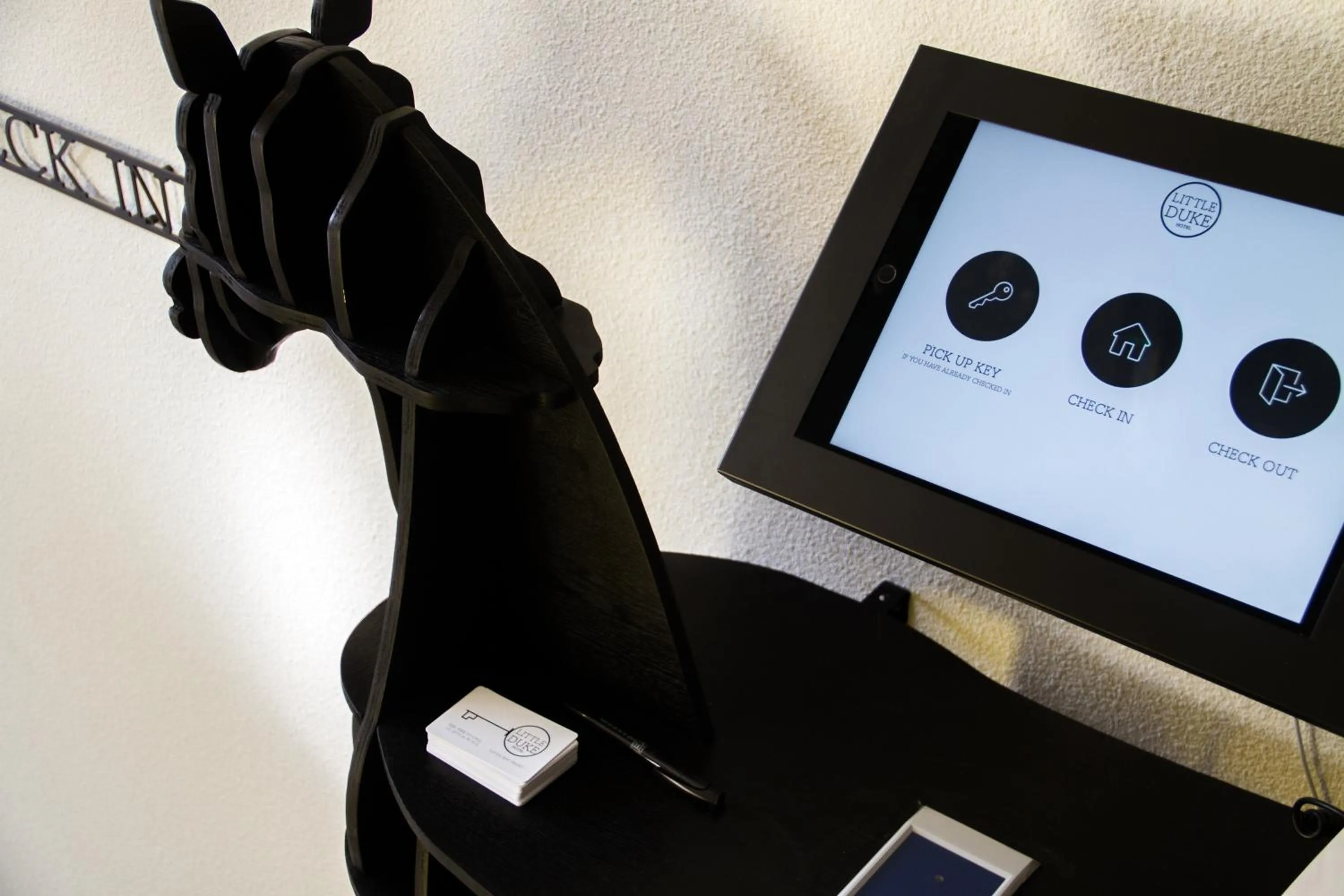 Decorative detail in Little Duke Hotel