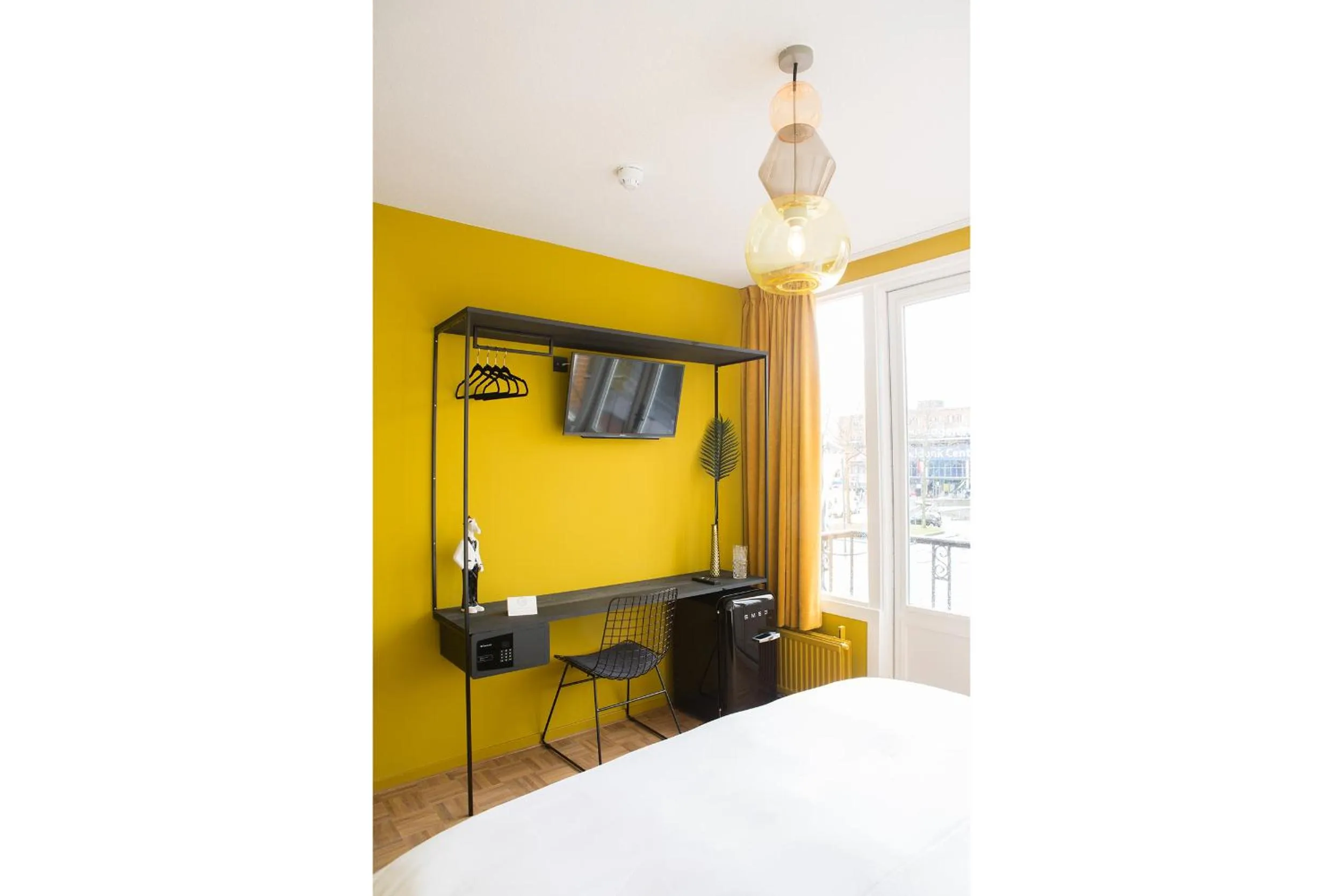 Decorative detail, Bed in Little Duke Hotel