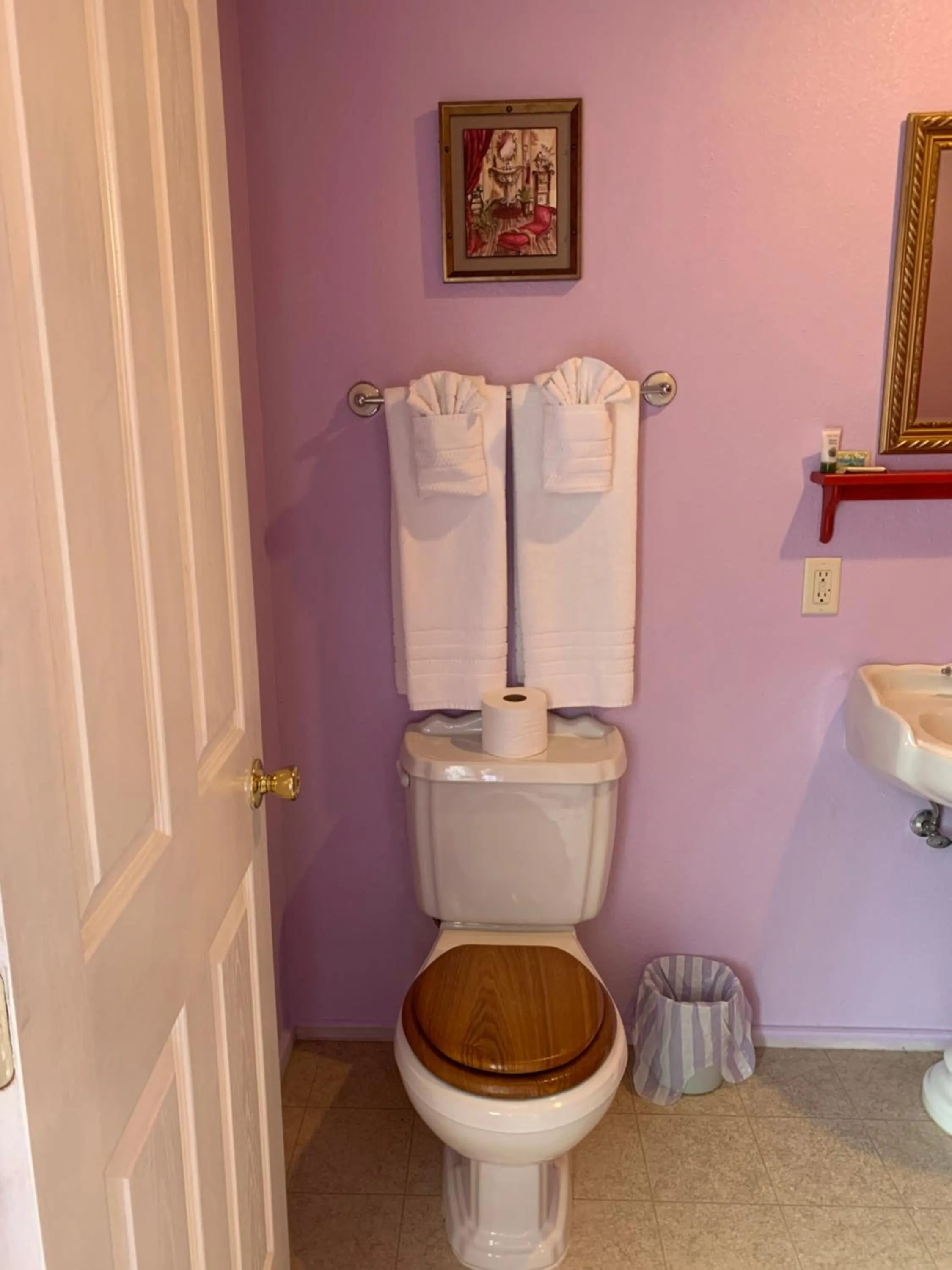 Toilet in Tombstone Bordello Bed & Breakfast