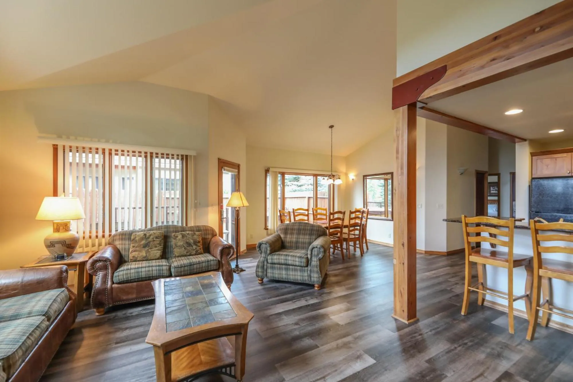 Living room in Meadow Lake Resort & Condos