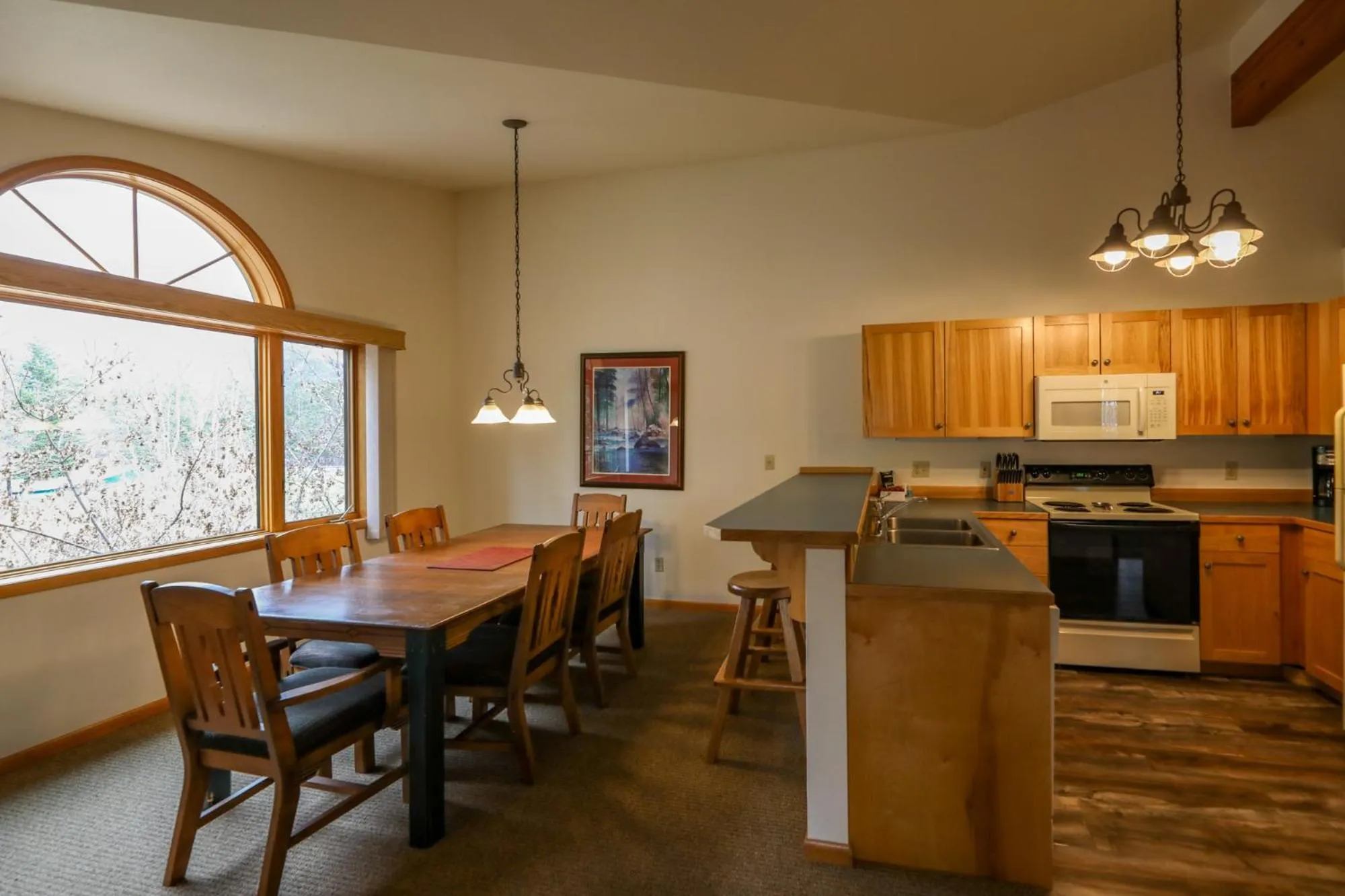 Kitchen or kitchenette in Meadow Lake Resort & Condos