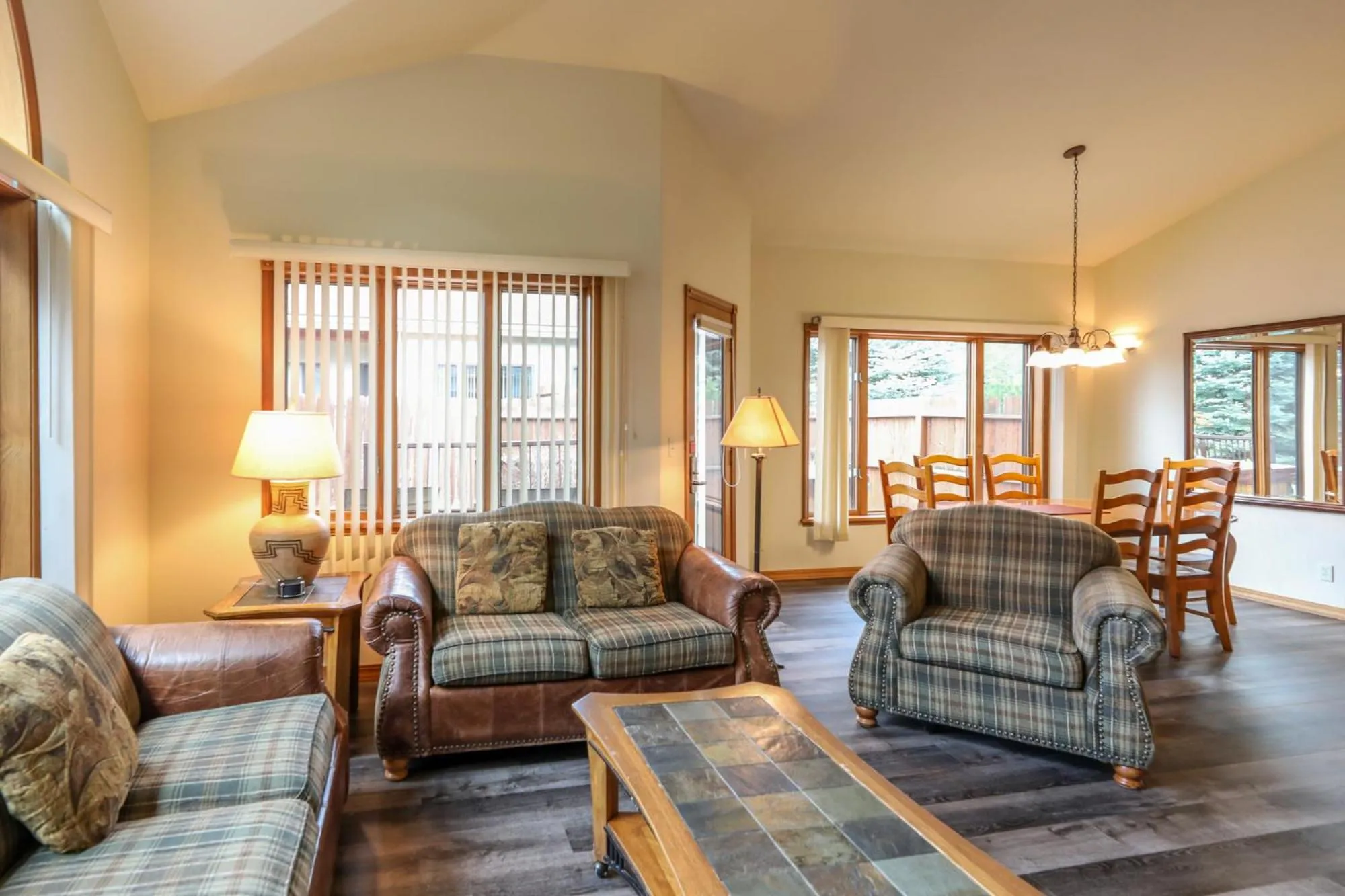 Living room in Meadow Lake Resort & Condos