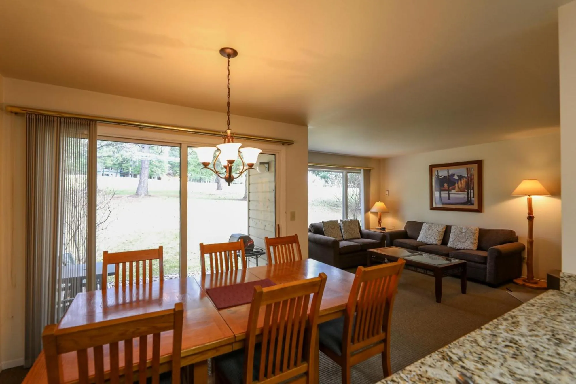 Living room in Meadow Lake Resort & Condos