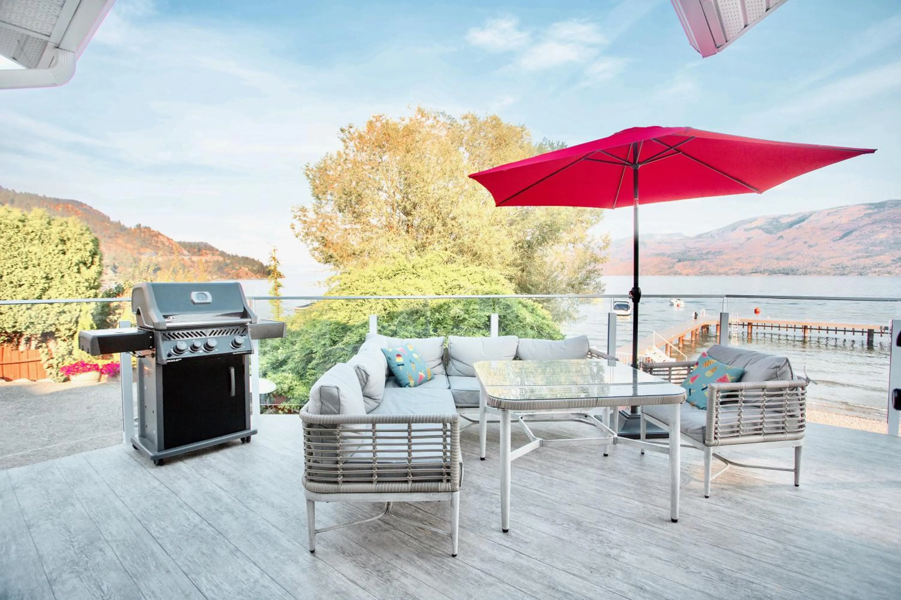 Patio in Peachland Beach Resort