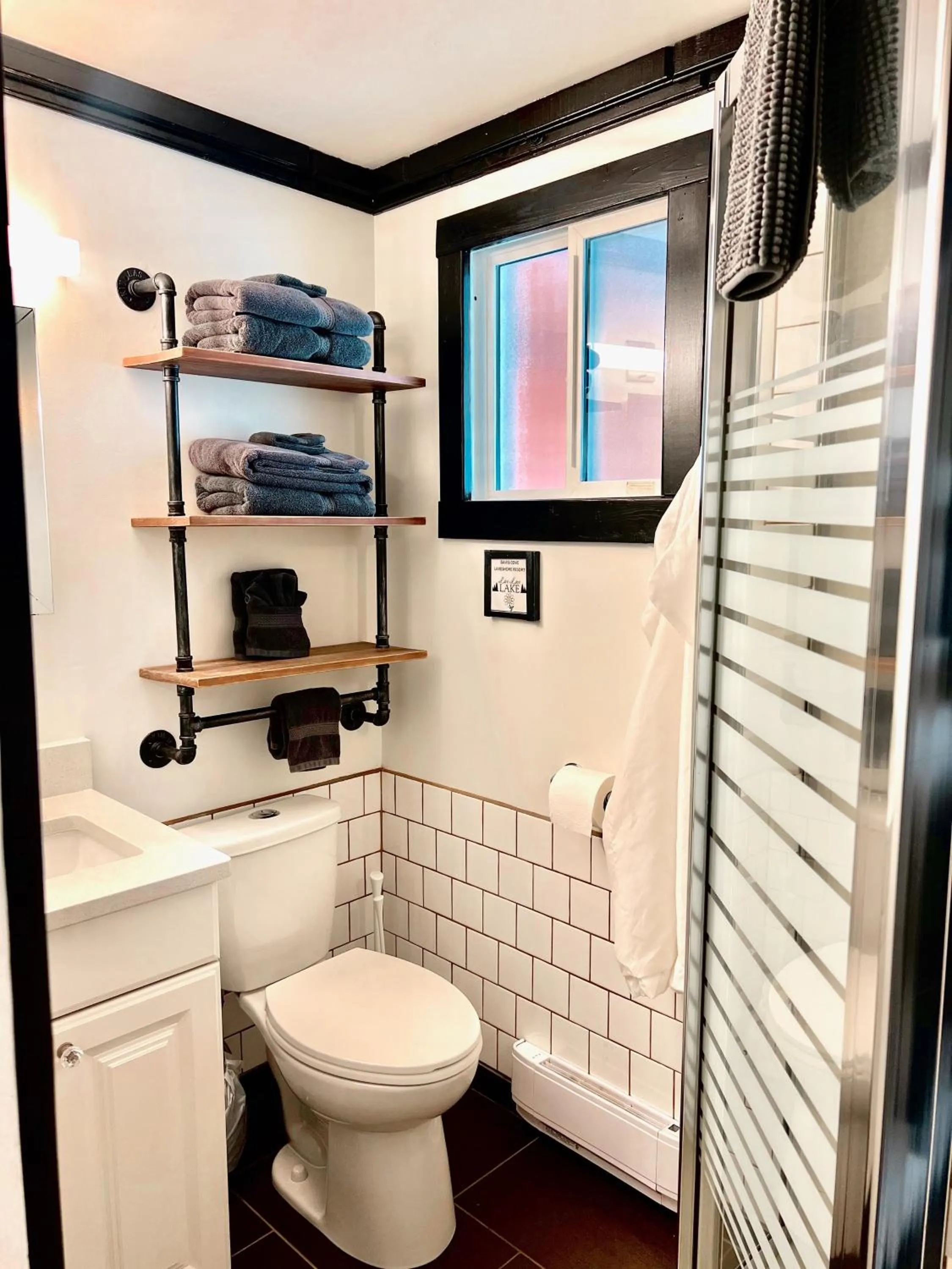 Shower in Davis Cove Resort