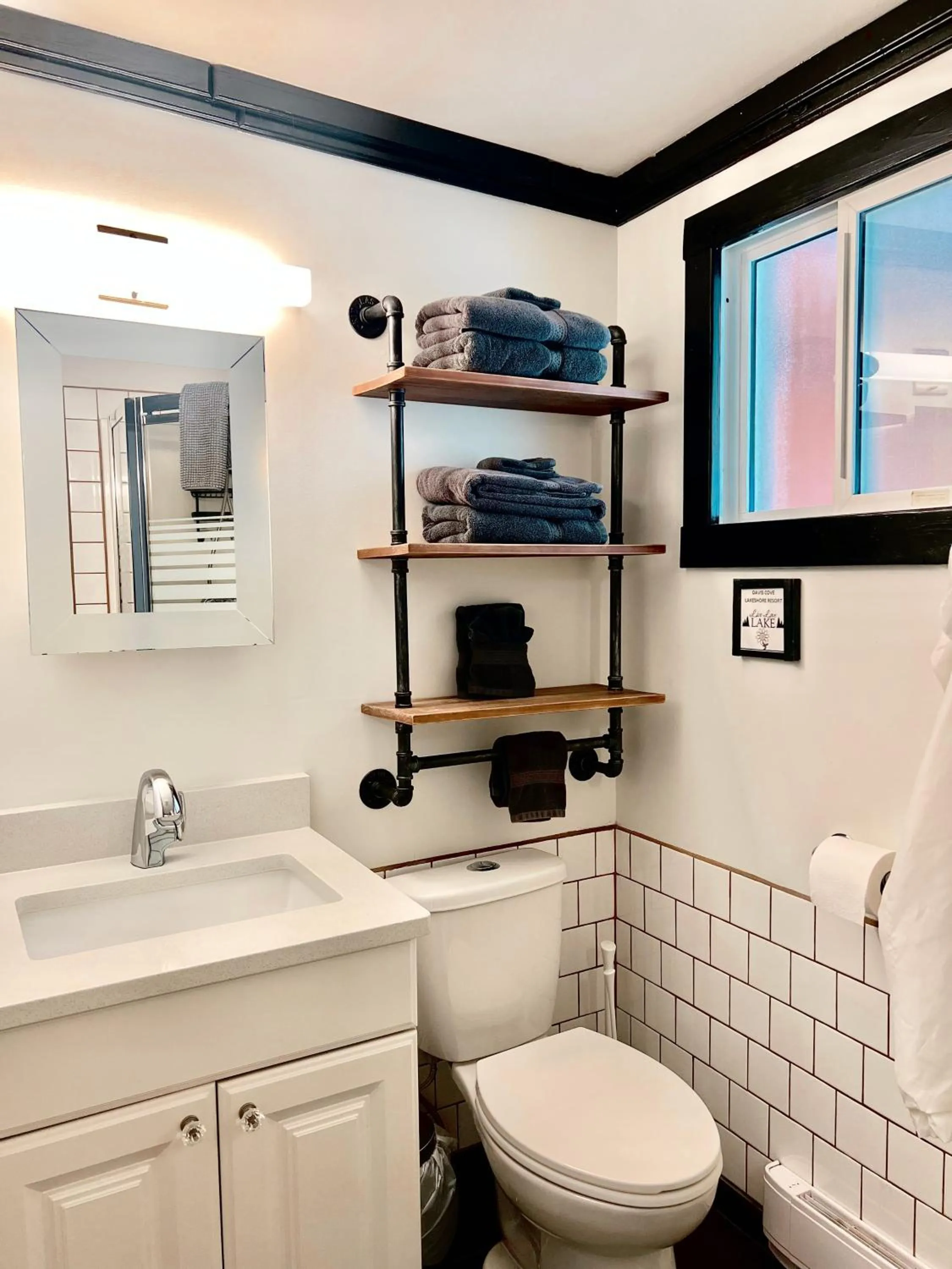 Shower in Davis Cove Resort