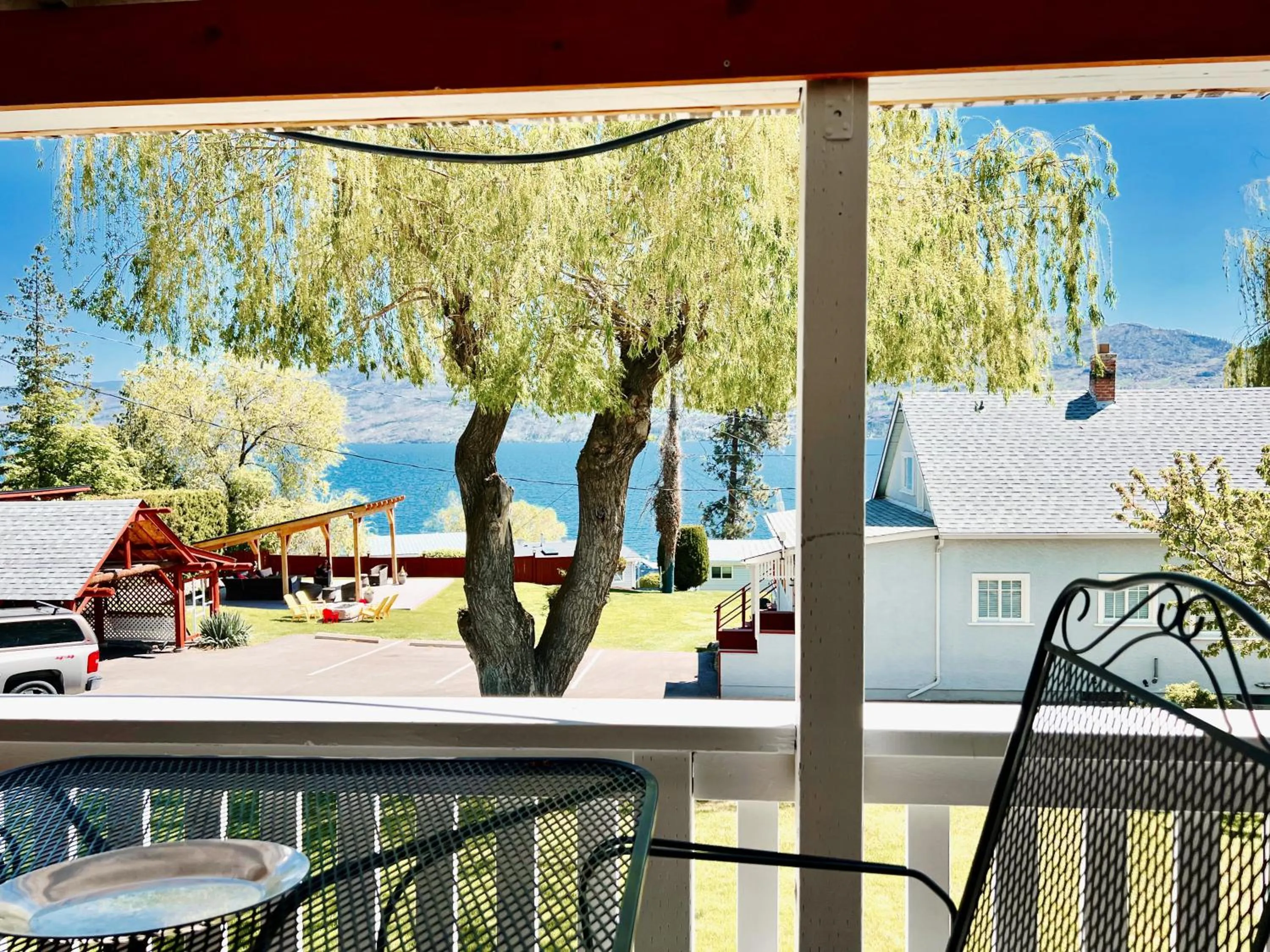 Patio in Peachland Beach Resort