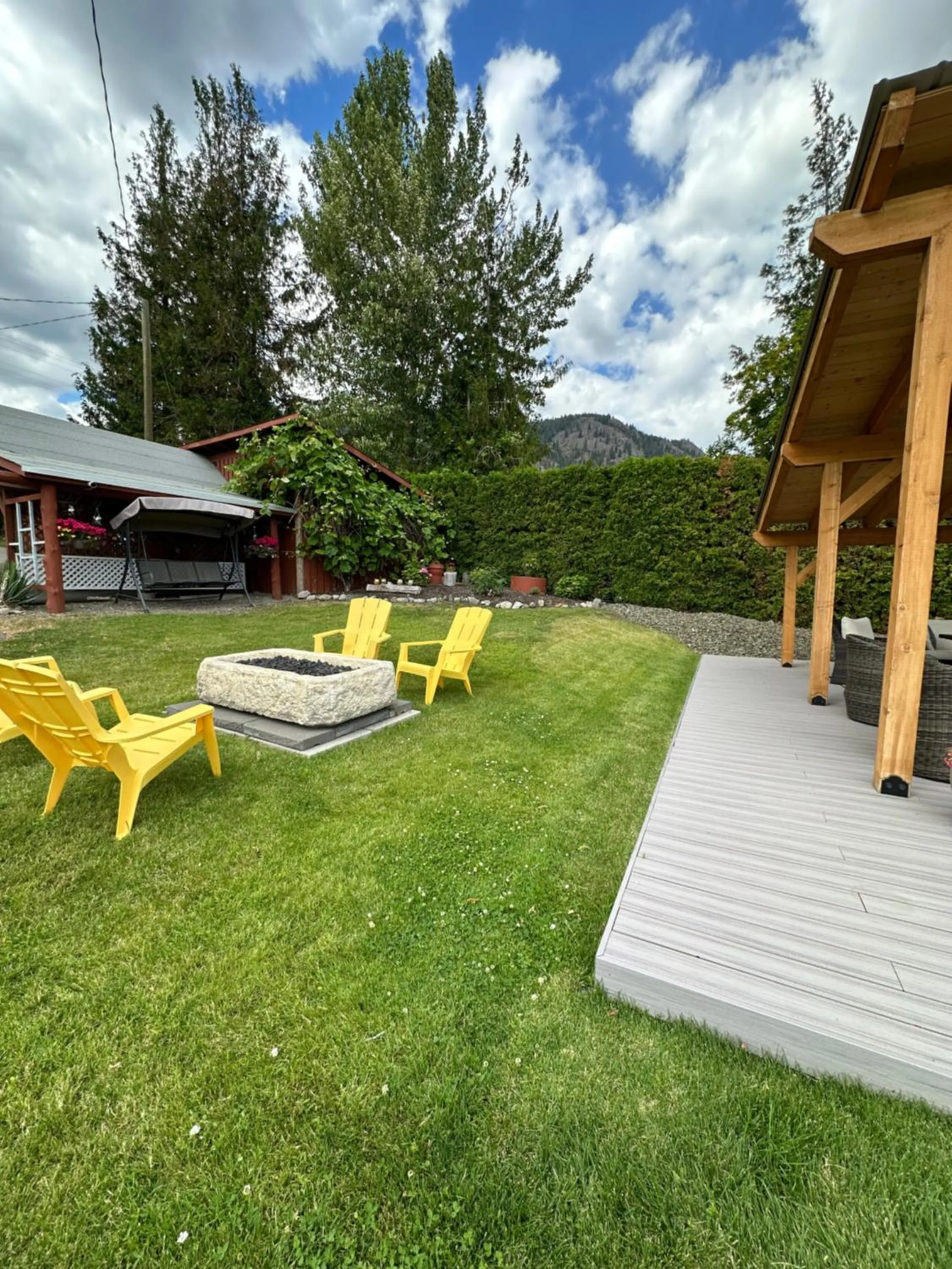 Patio in Davis Cove Resort