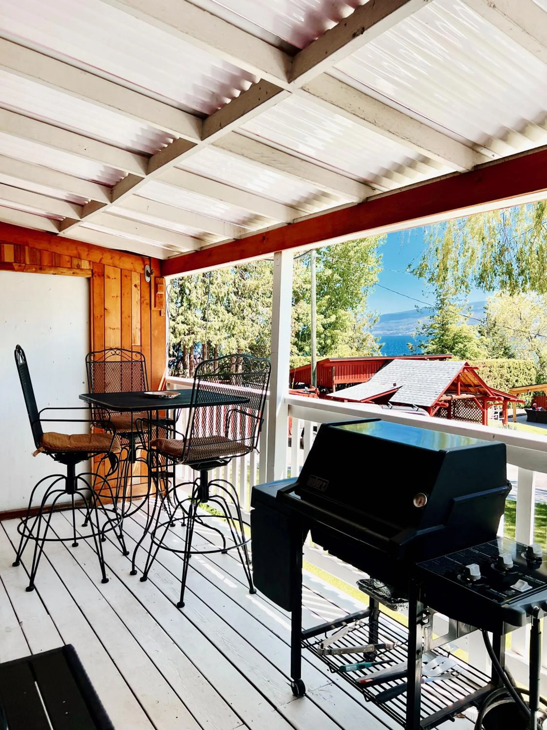 Patio in Peachland Beach Resort