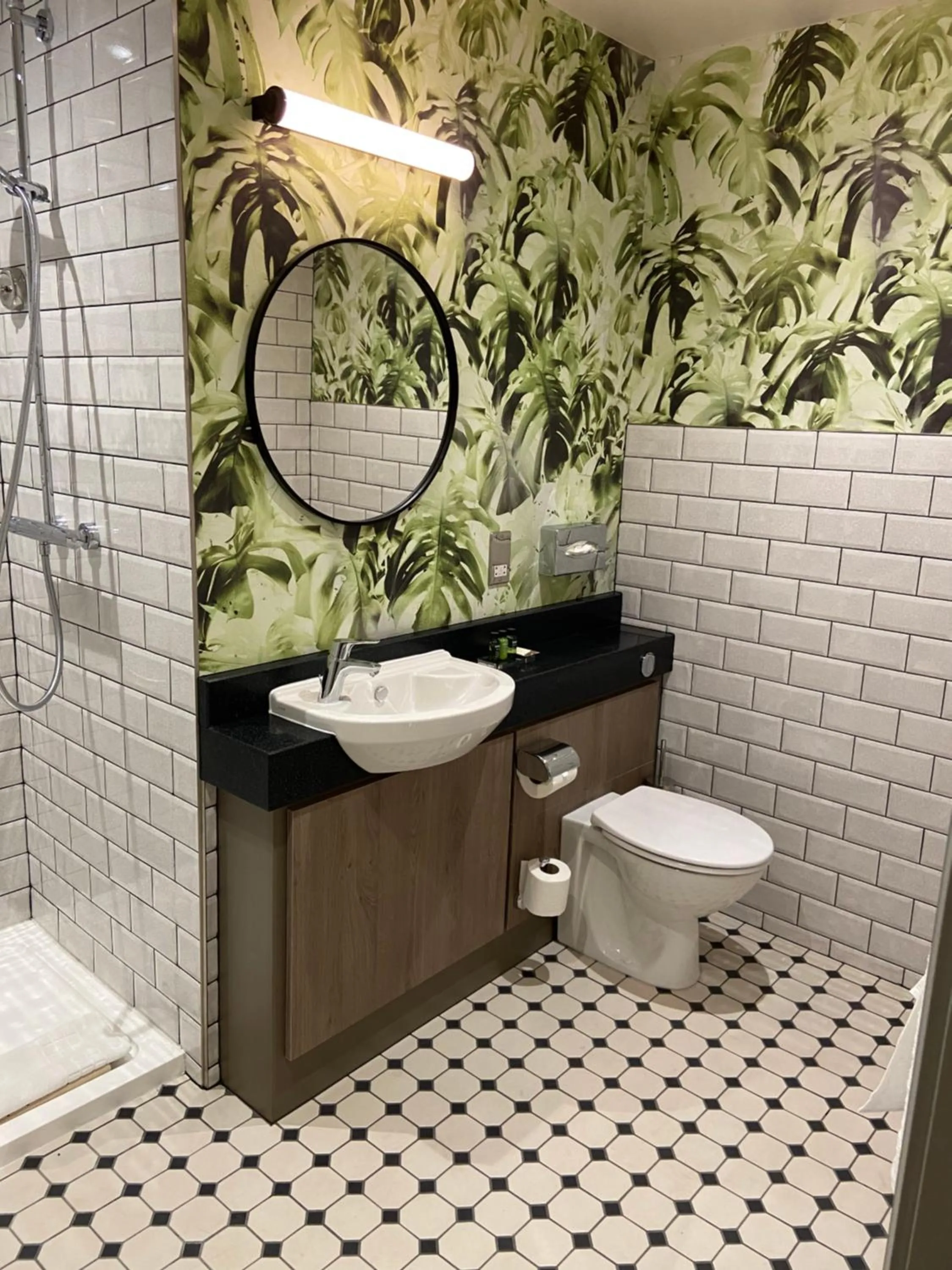 Shower in Caledonian Hotel