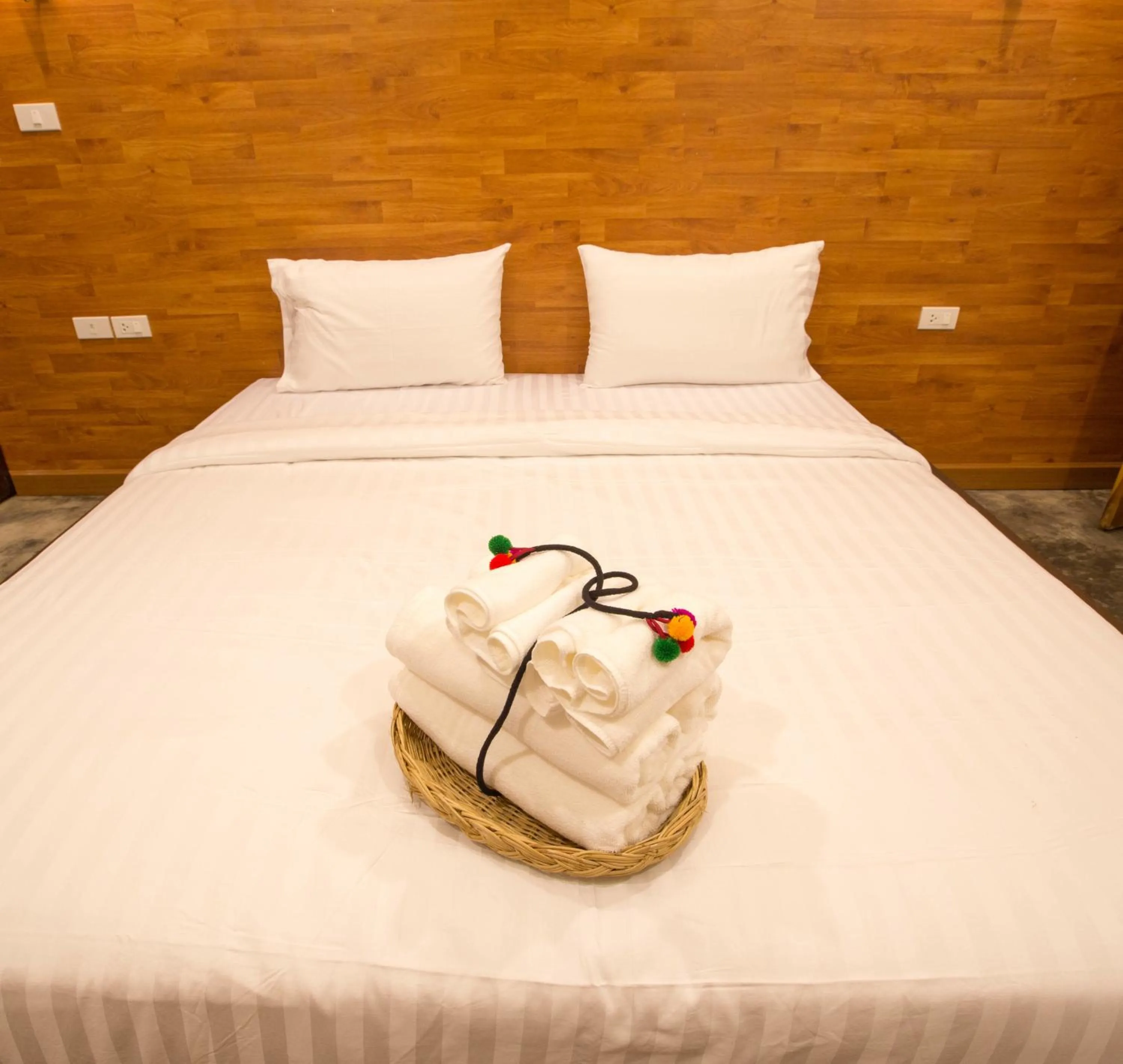 Bed in Pagoda Sight Residence