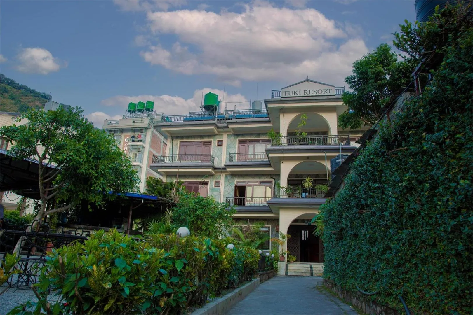 Property building in Tuki Resort Pokhara