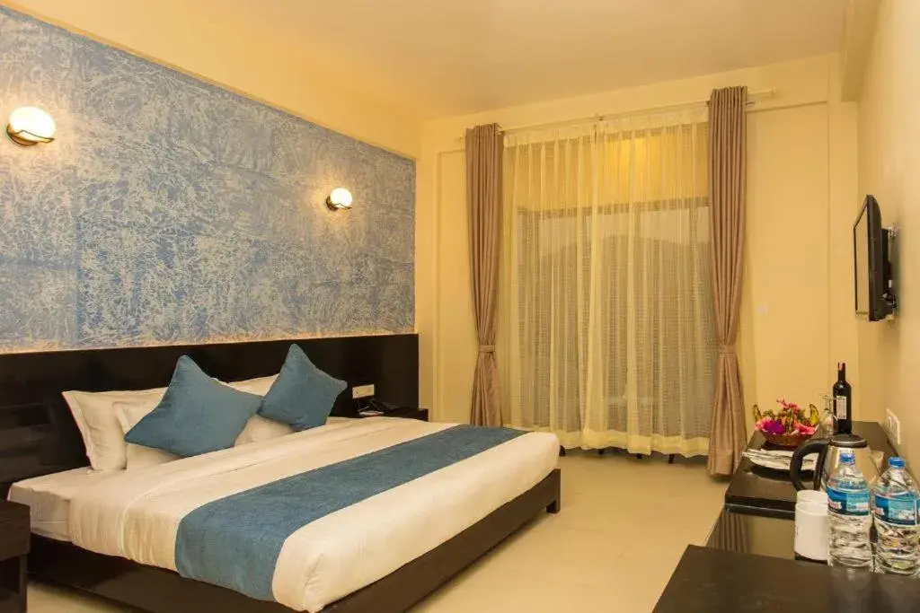 Bed in Tuki Resort Pokhara Bed in Tuki Resort Pokhara