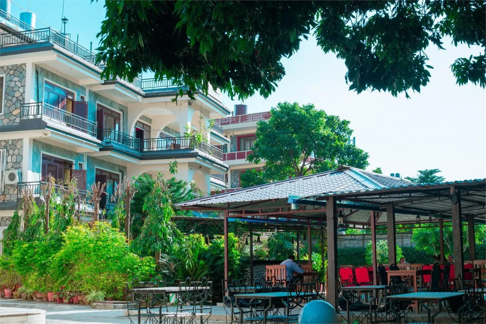 Property building in Tuki Resort Pokhara