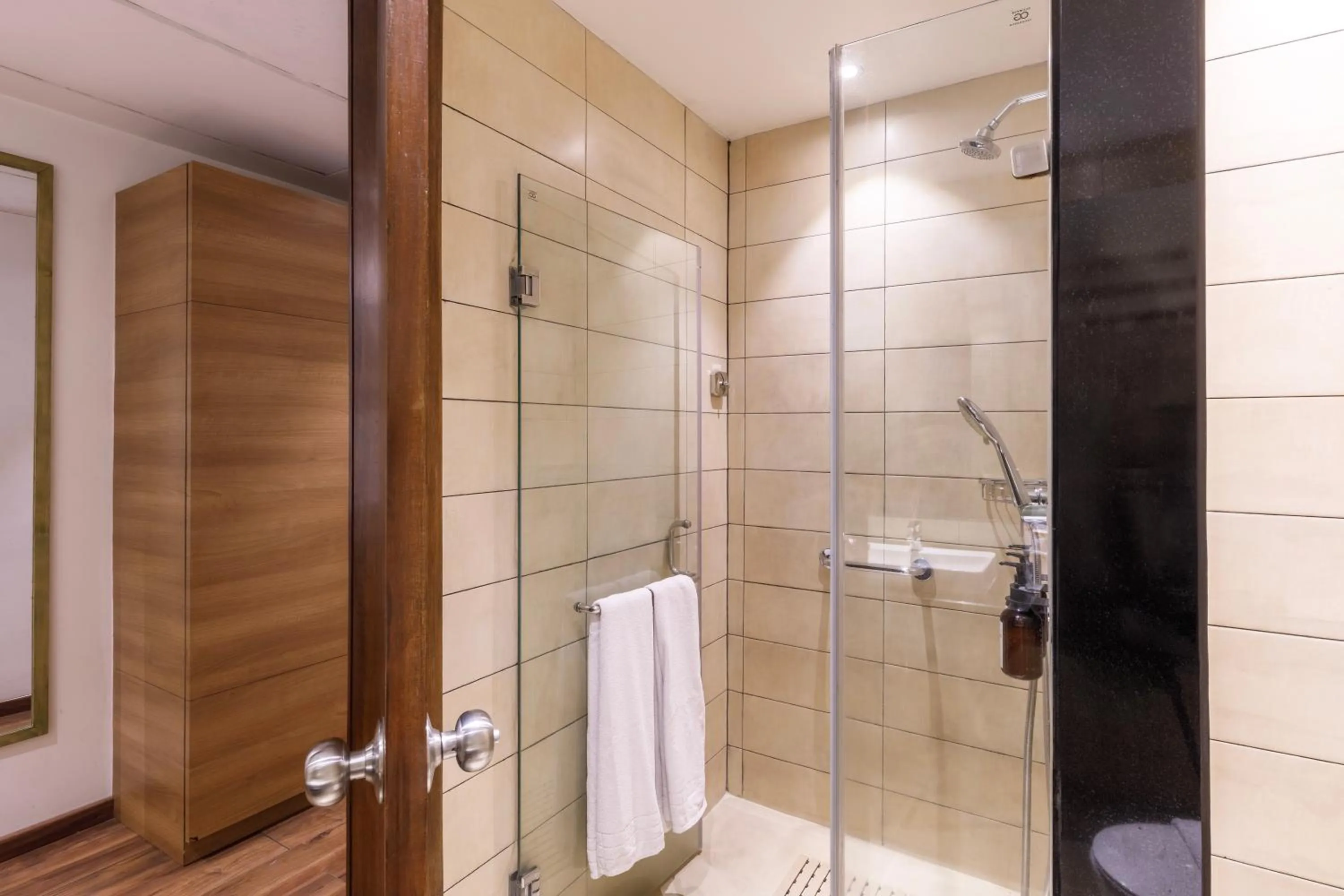 Shower in Hotel Ambassador by ACE Hotels