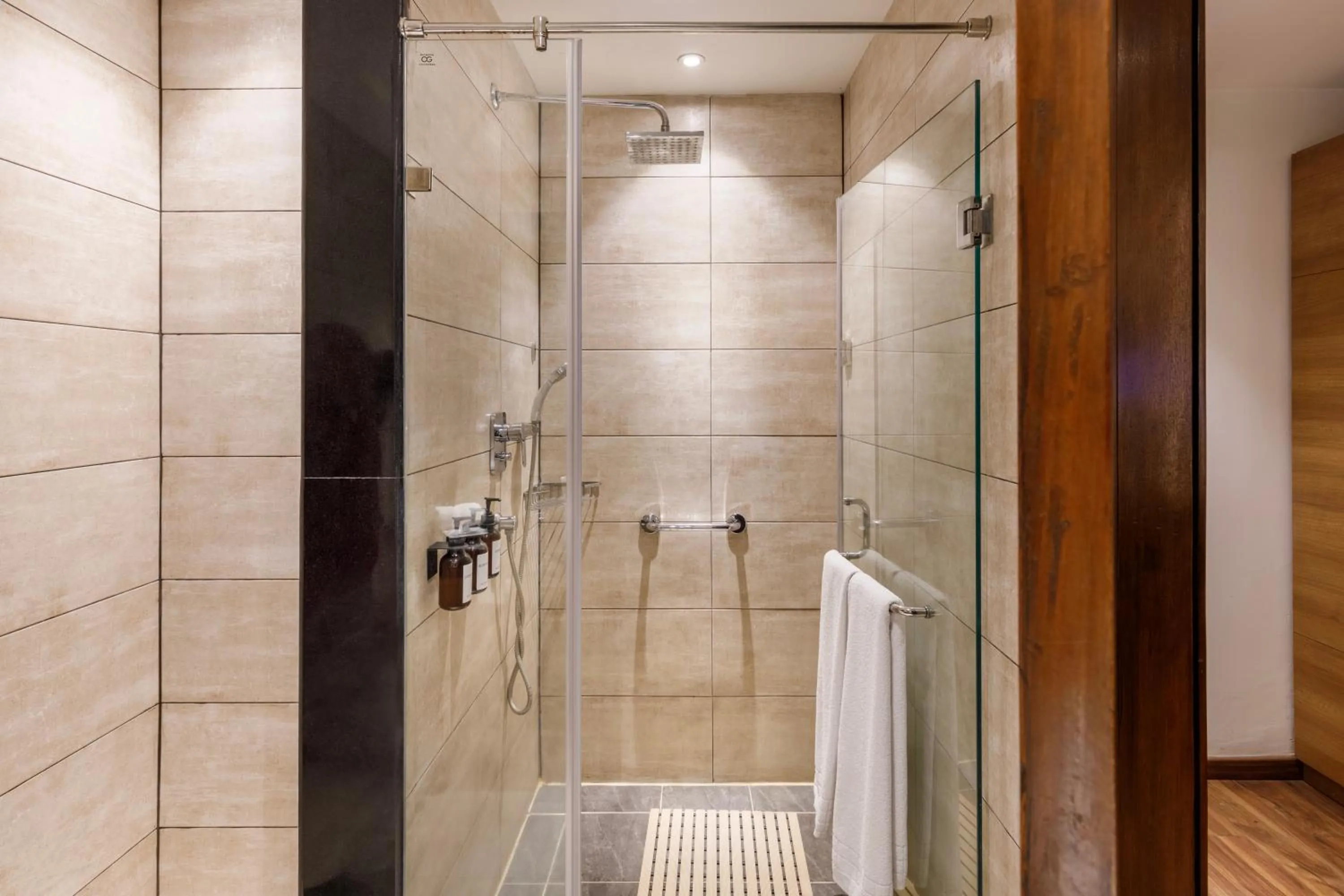 Shower in Hotel Ambassador by ACE Hotels