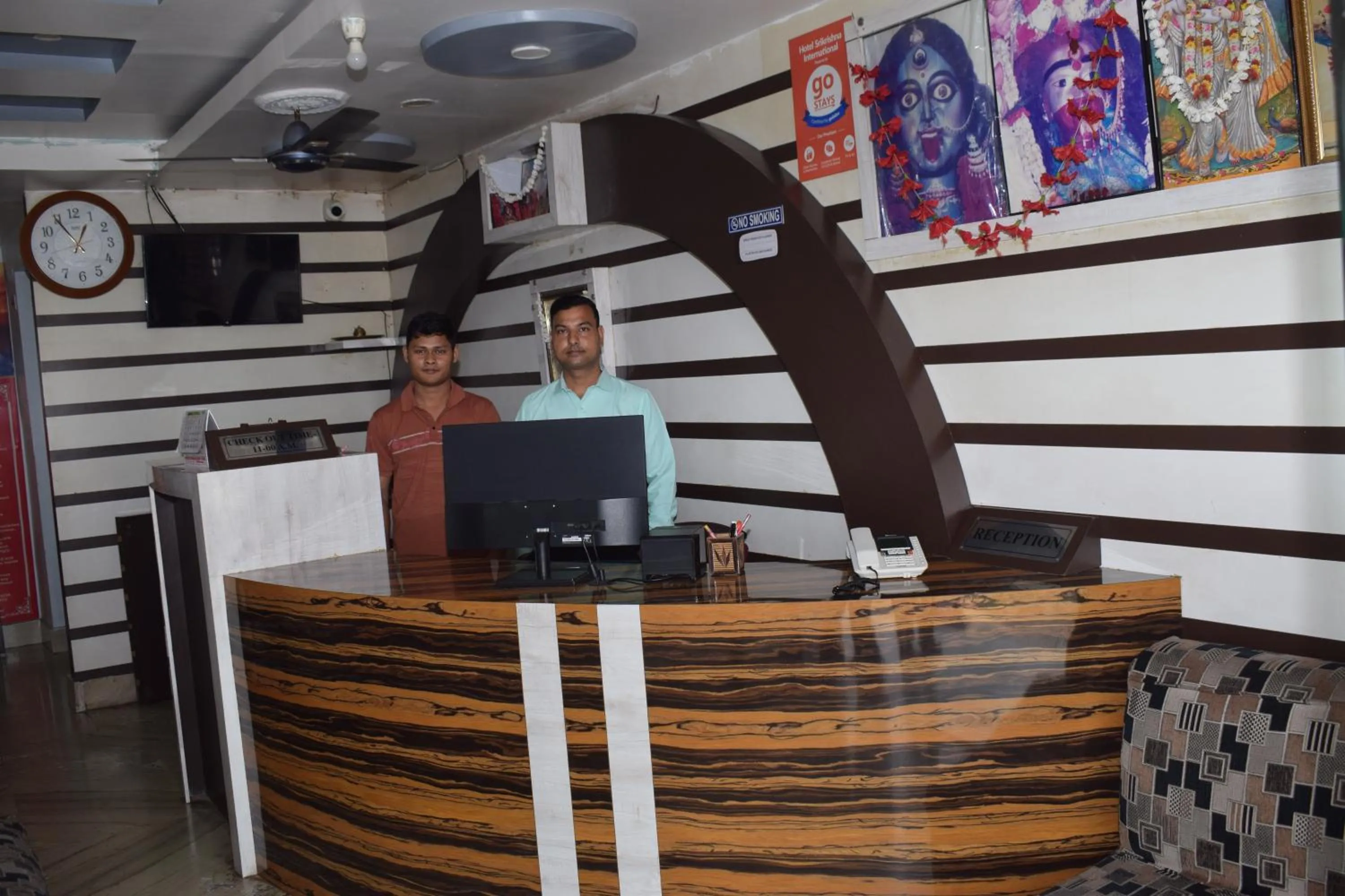Lobby or reception in Hotel Srikrishna International