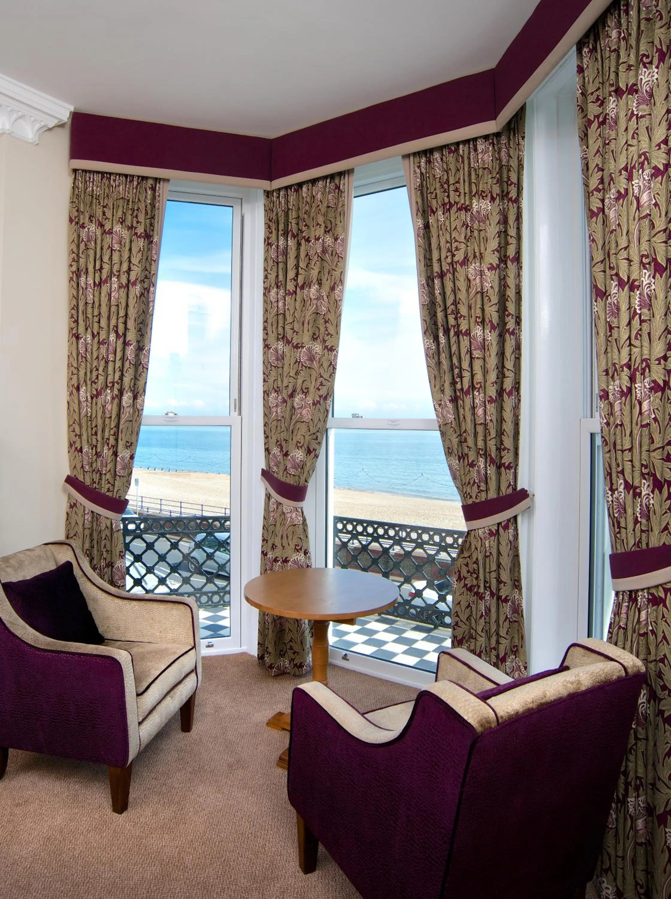Bedroom, Bed in Langham Hotel Eastbourne