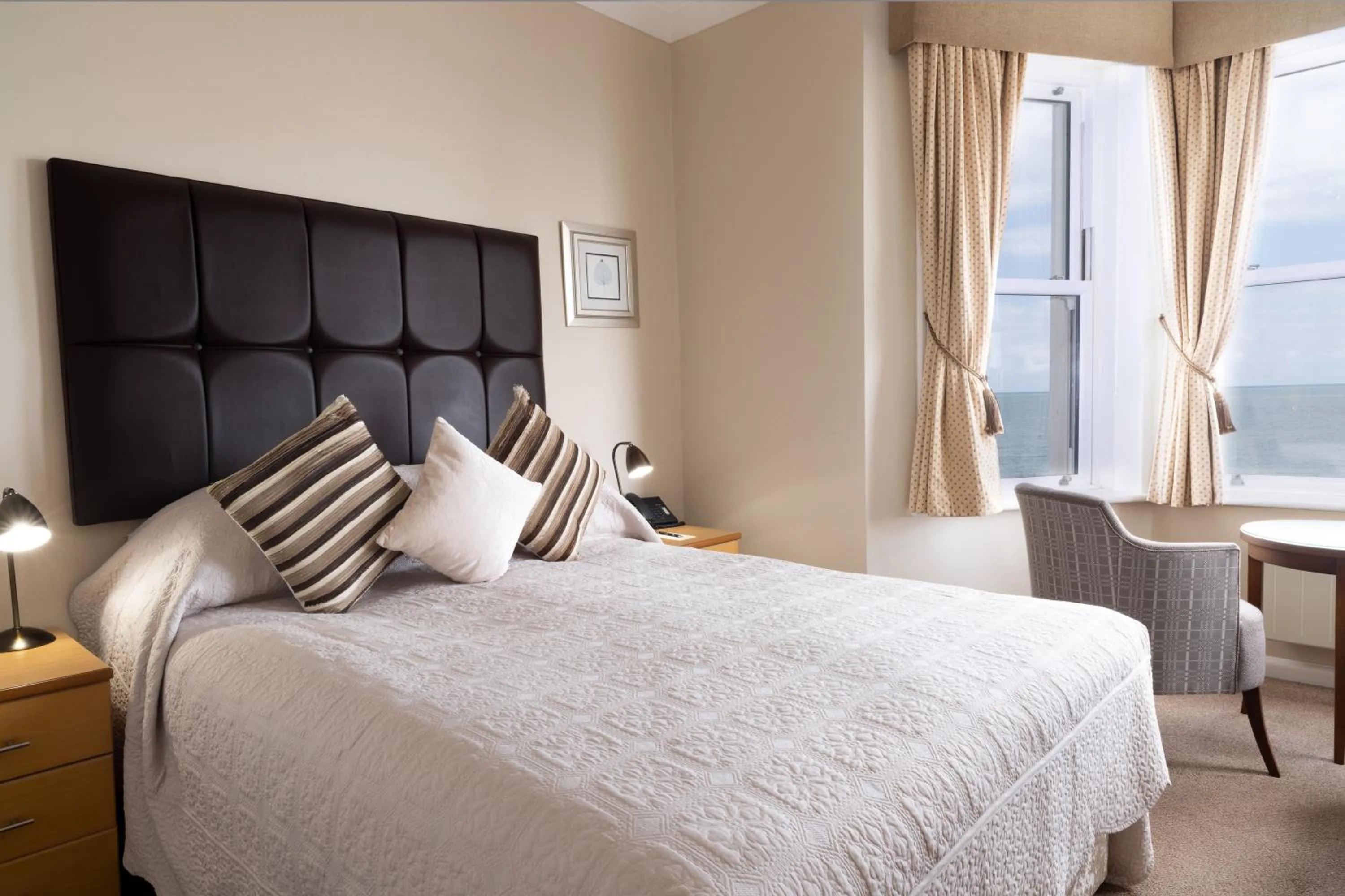 Bed in Langham Hotel Eastbourne