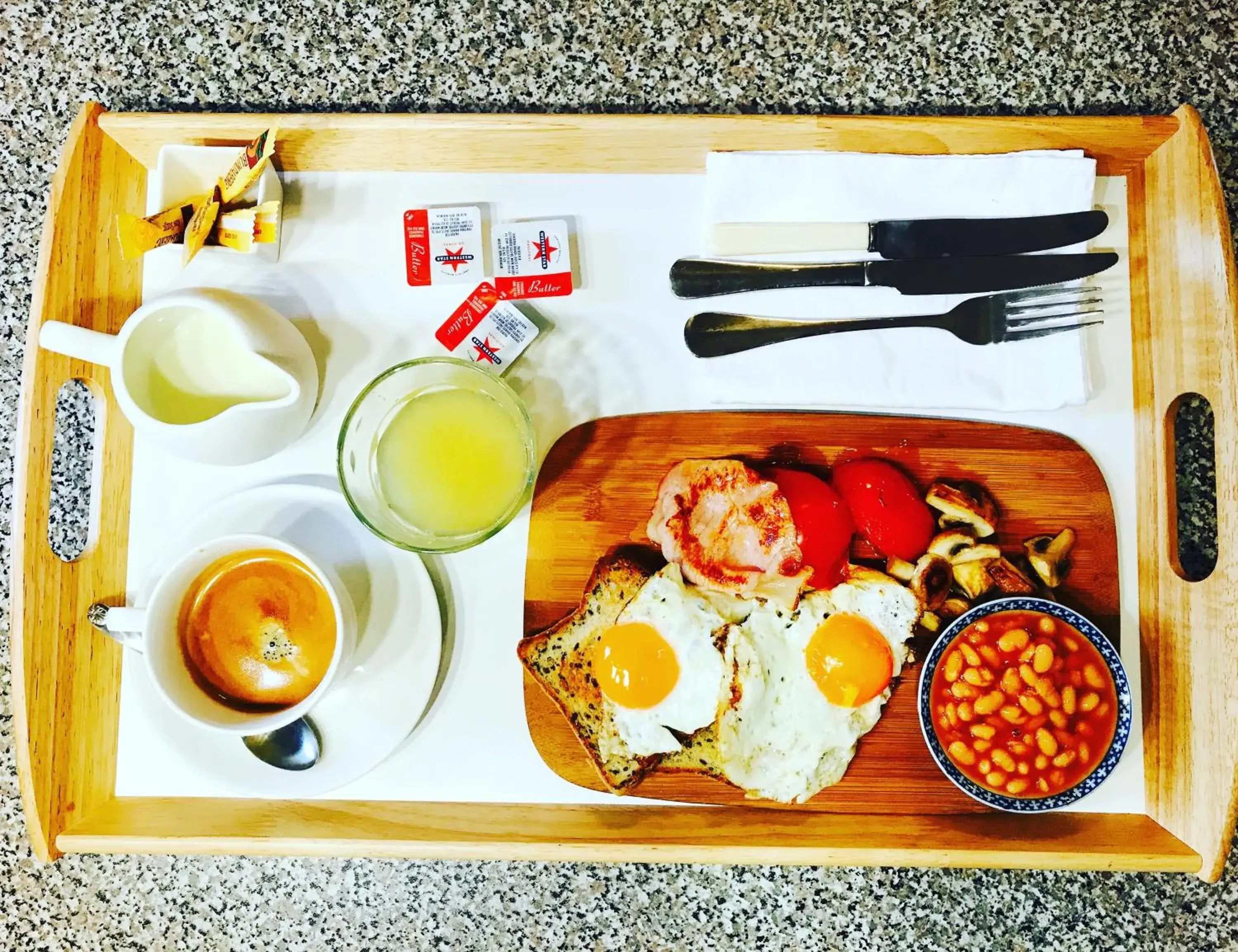 Food close-up in Madsen Retreat Food close-up in Madsen Retreat