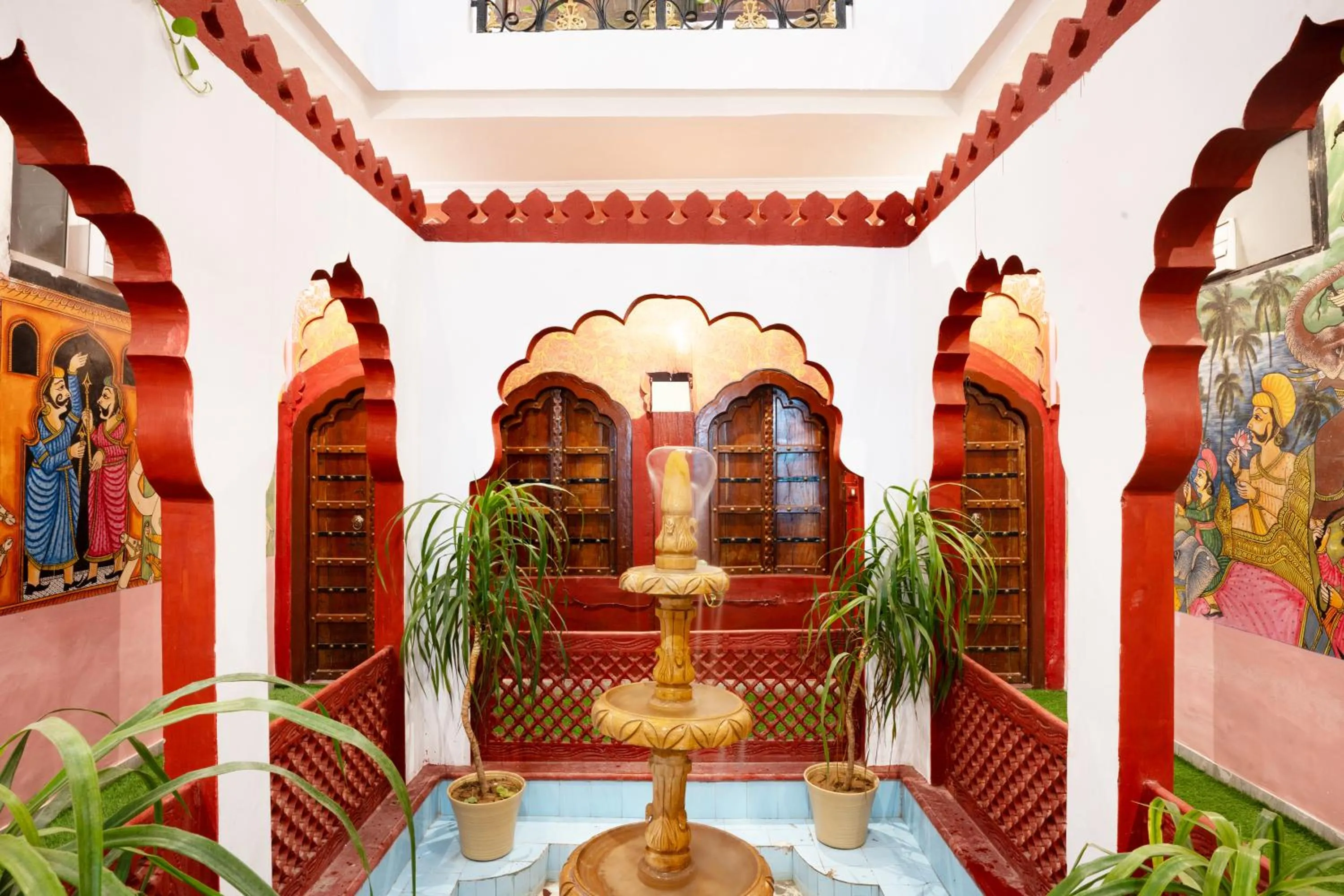 Decorative detail in Stamps By Eight Continents, Pushkar