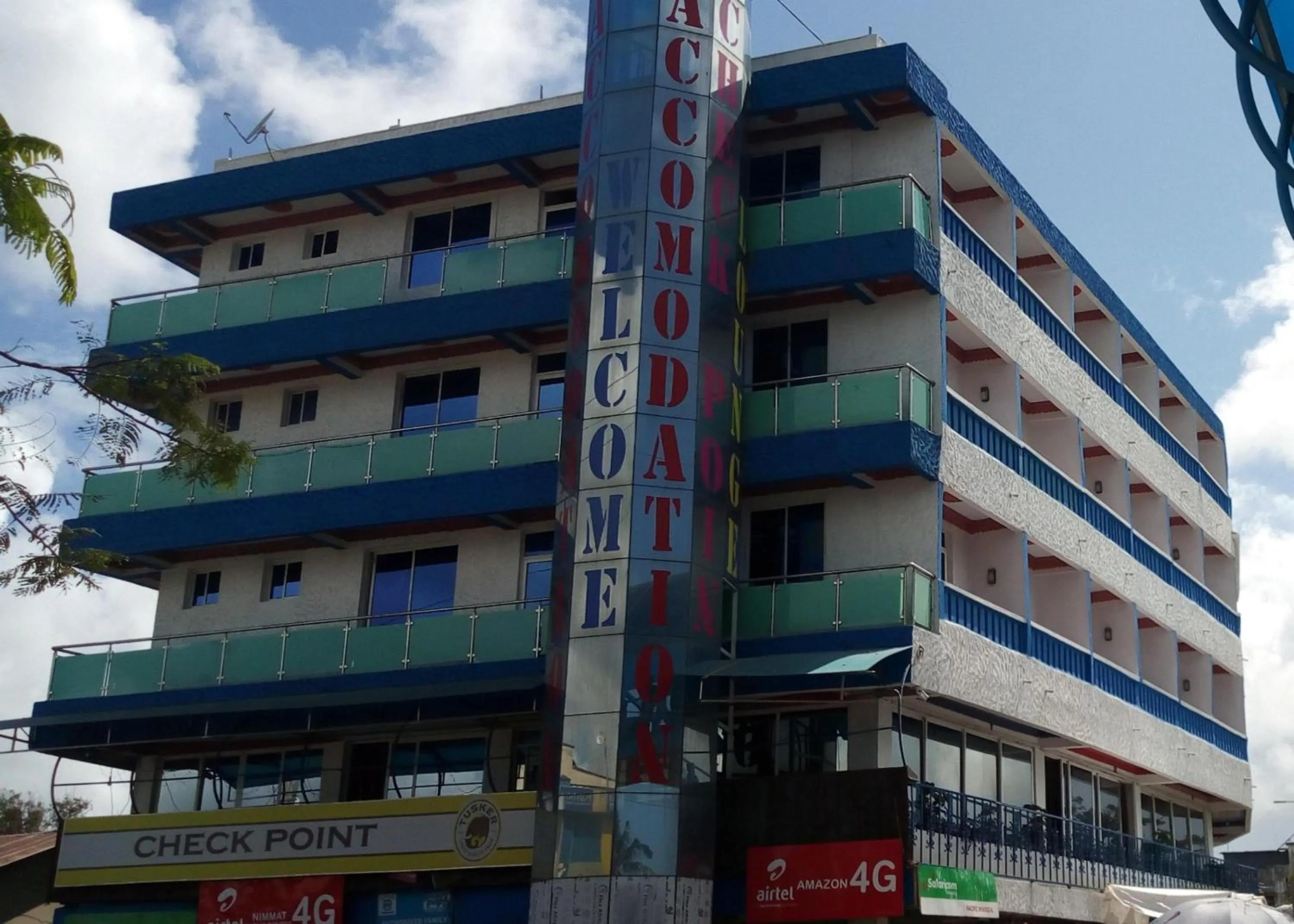 Property building in Checkpoint Inn Hotel, Mombasa
