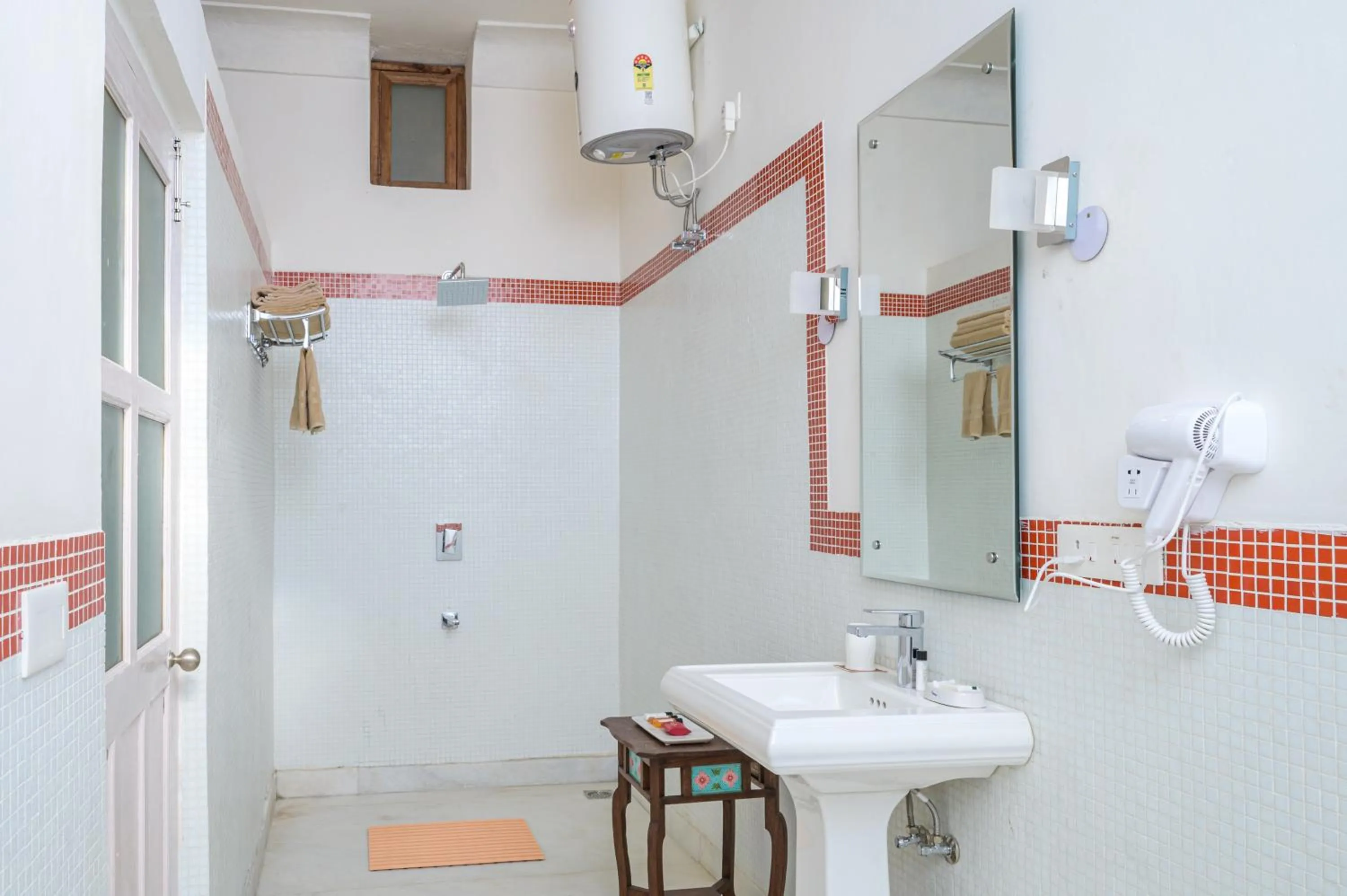 Bathroom in Neemrana's - Tijara Fort Palace
