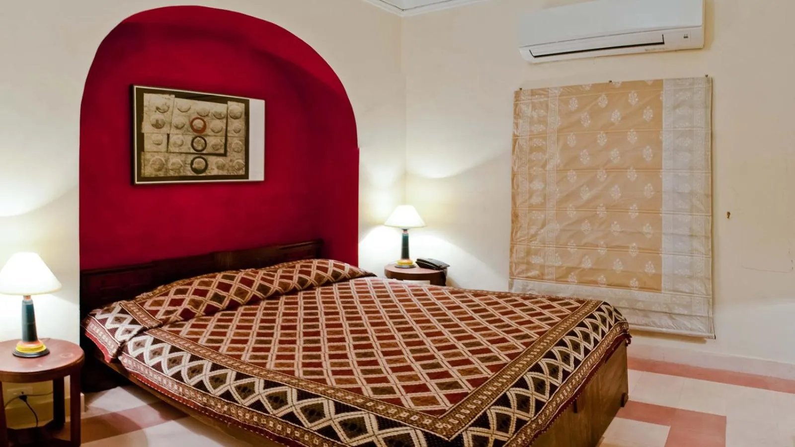 Bed in Neemrana's - Tijara Fort Palace