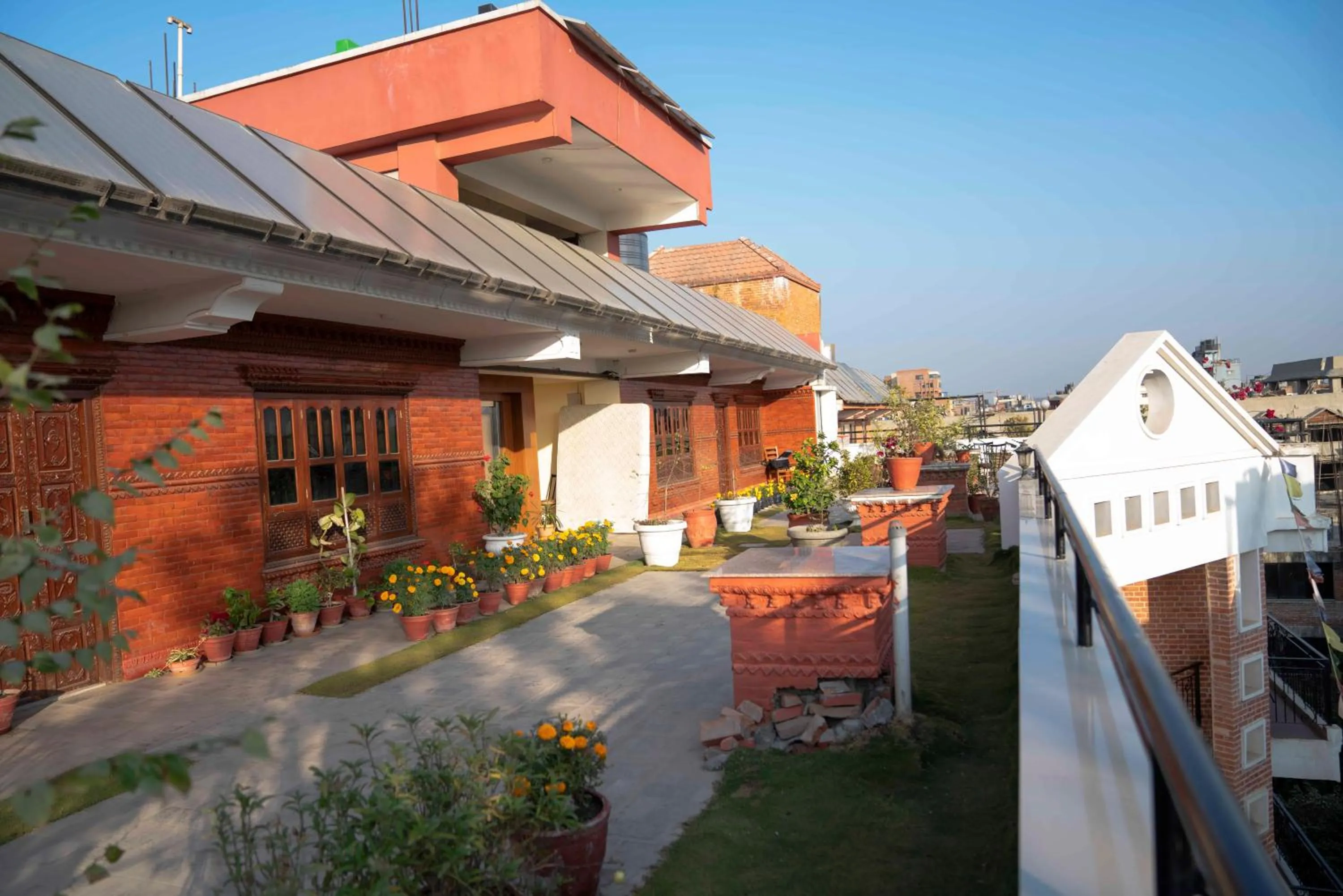 Garden in DOM Himalaya Hotel