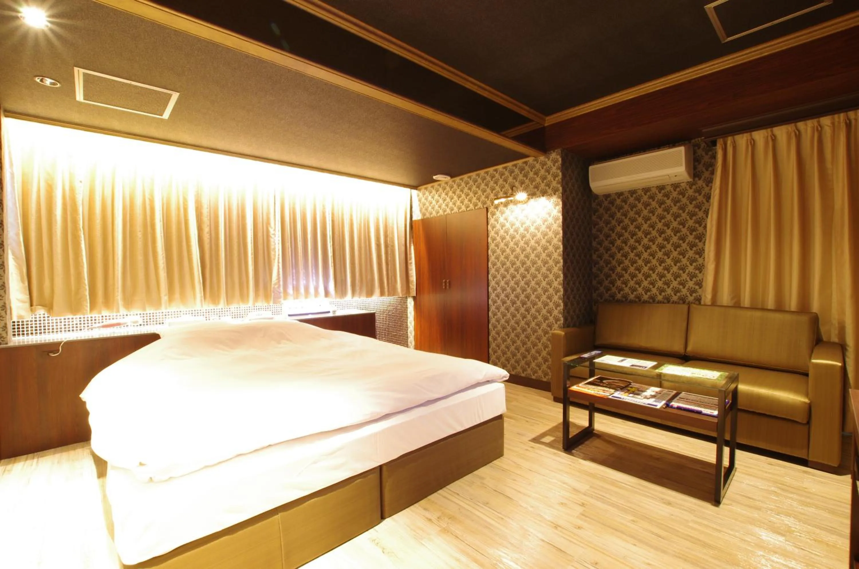Photo of the whole room, Bed in BlueHotel sju(:)pri:m (Adult Only)