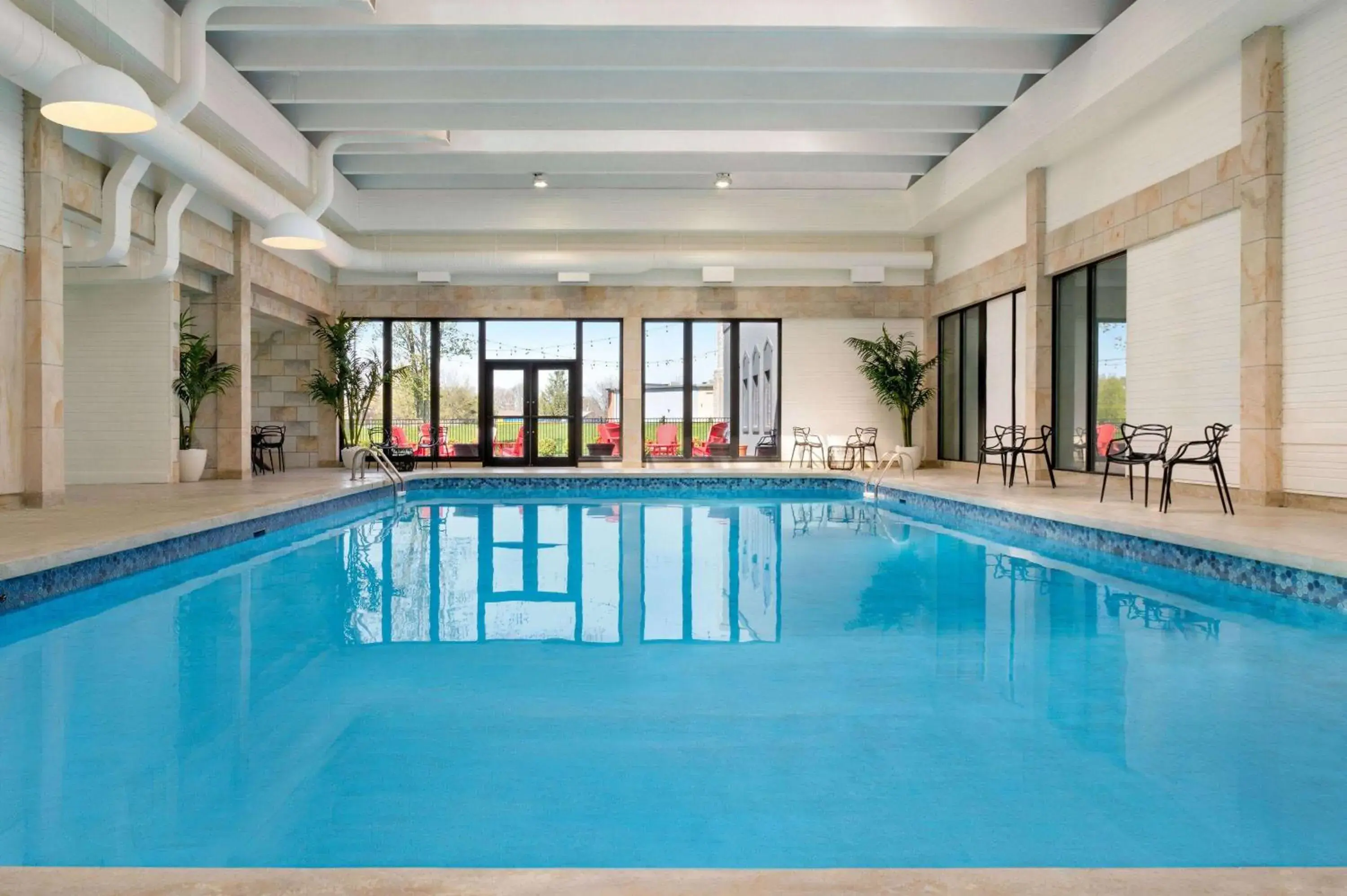 Swimming pool in Ramada by Wyndham Cornwall Swimming pool in Ramada by Wyndham Cornwall