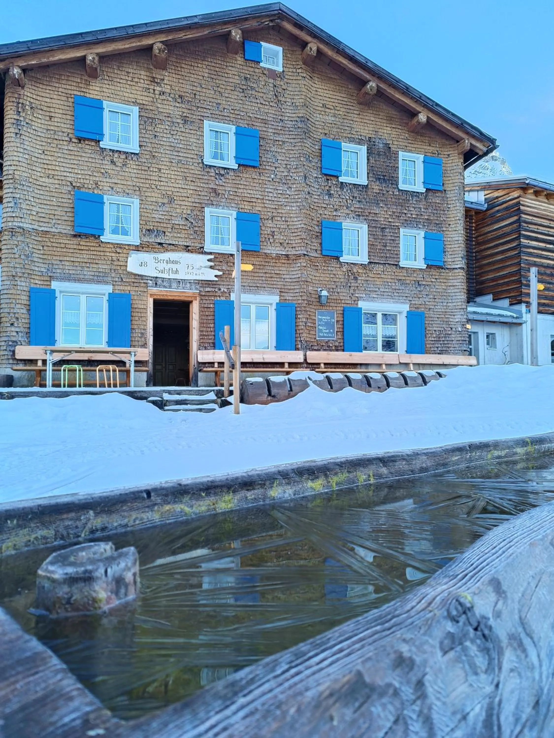 Property building in Berghaus Sulzfluh