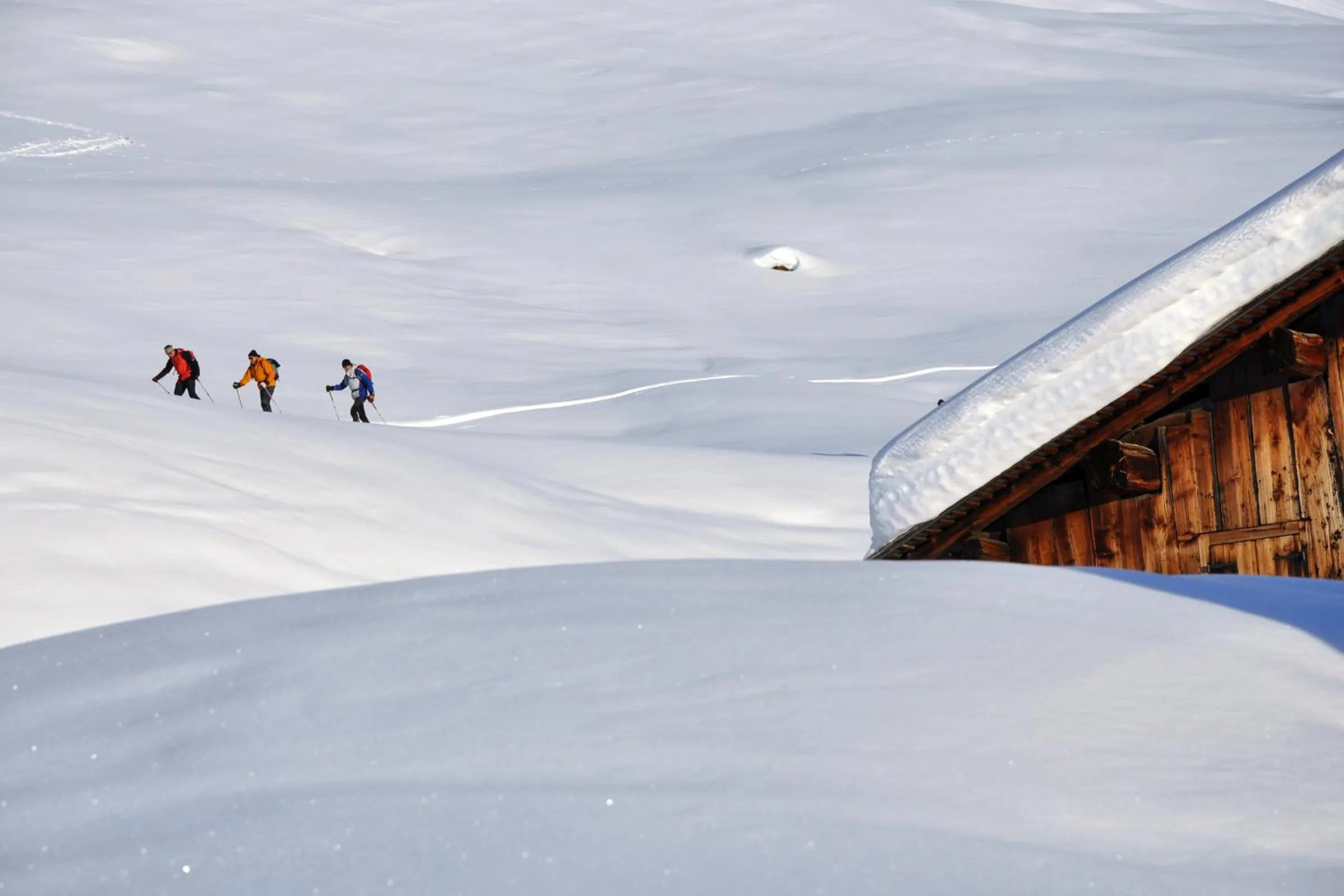 Natural landscape in Berghaus Sulzfluh
