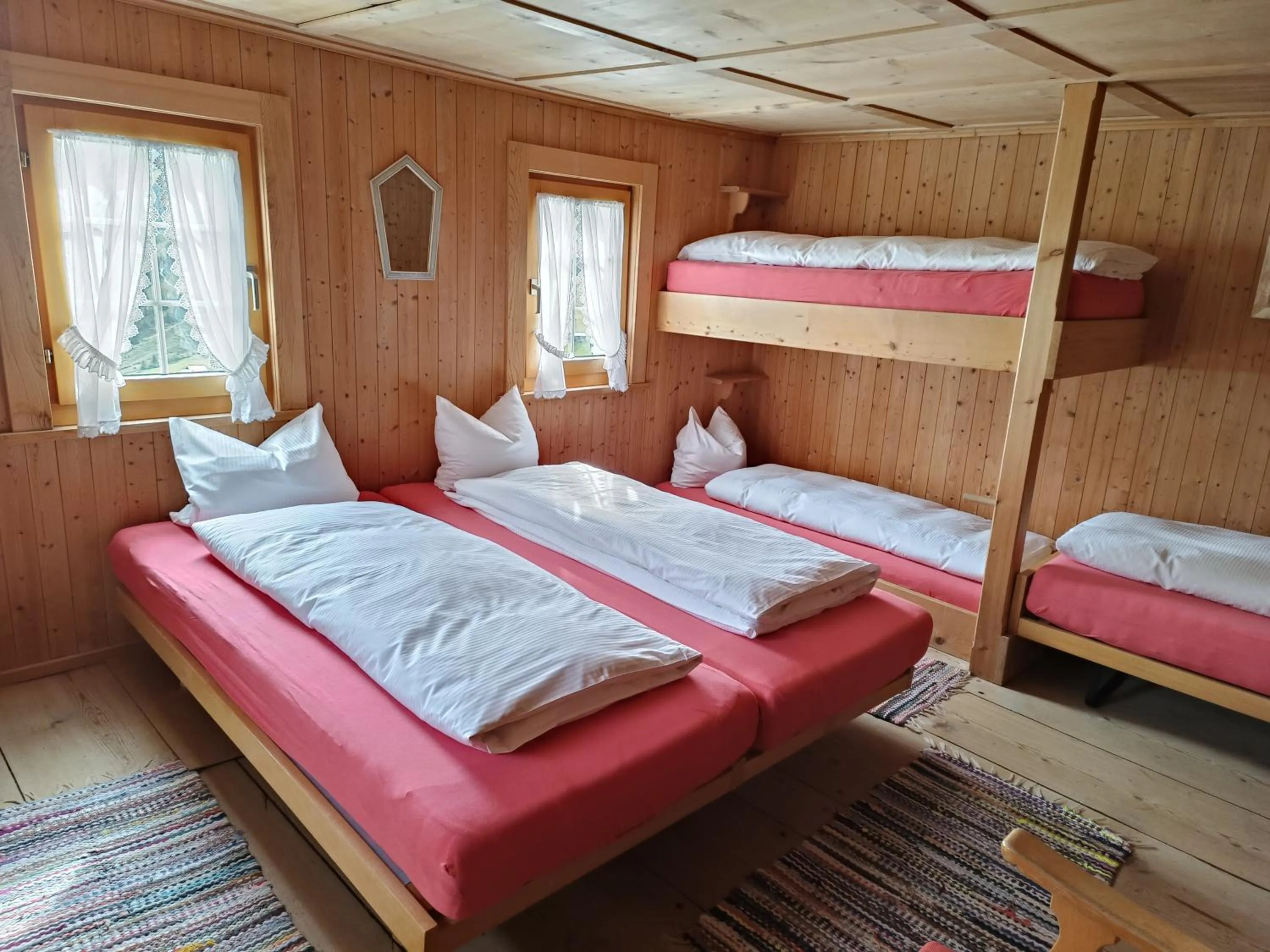 Bedroom, Bed in Berghaus Sulzfluh
