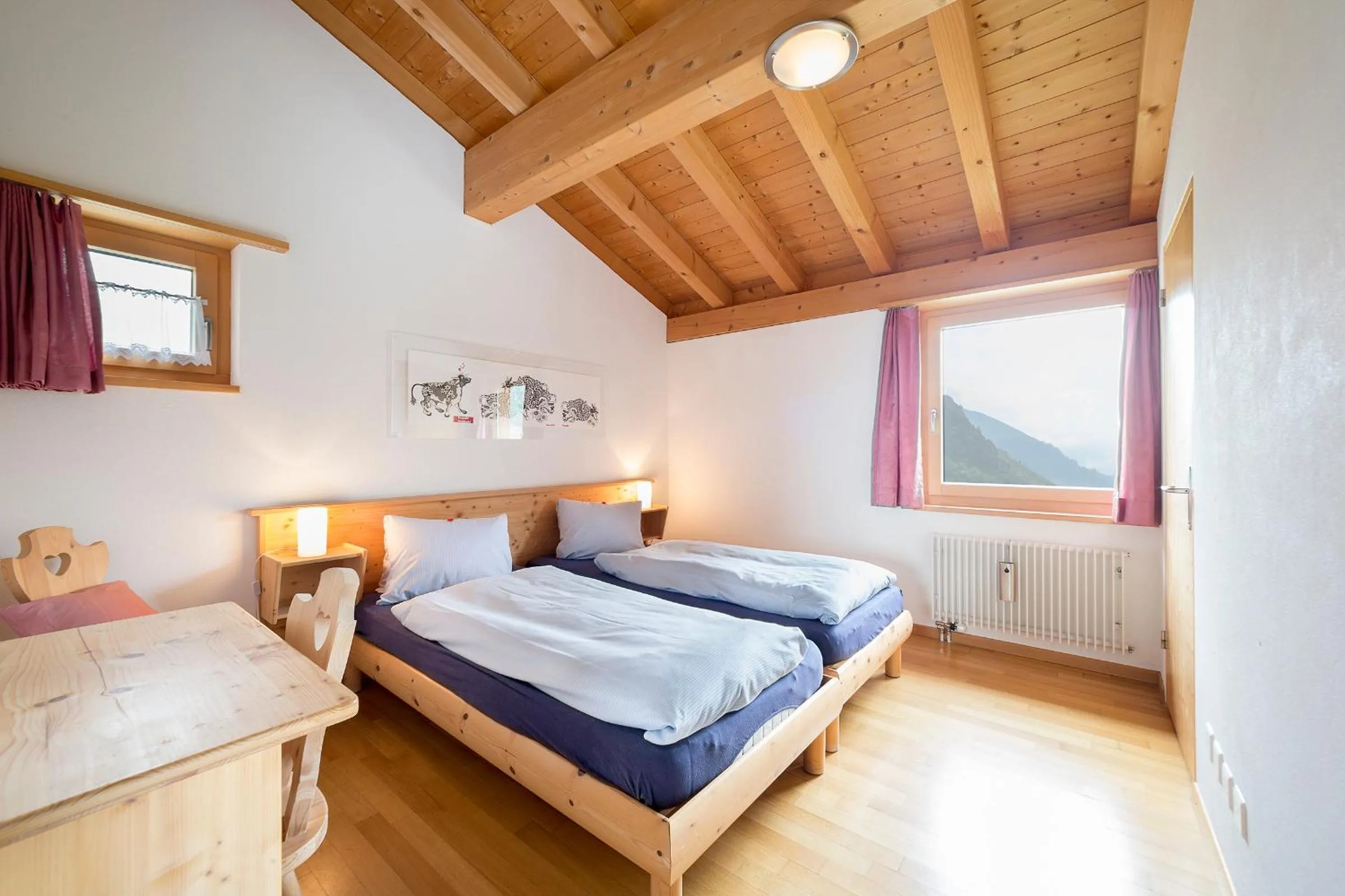 Bed in Berghaus Sulzfluh