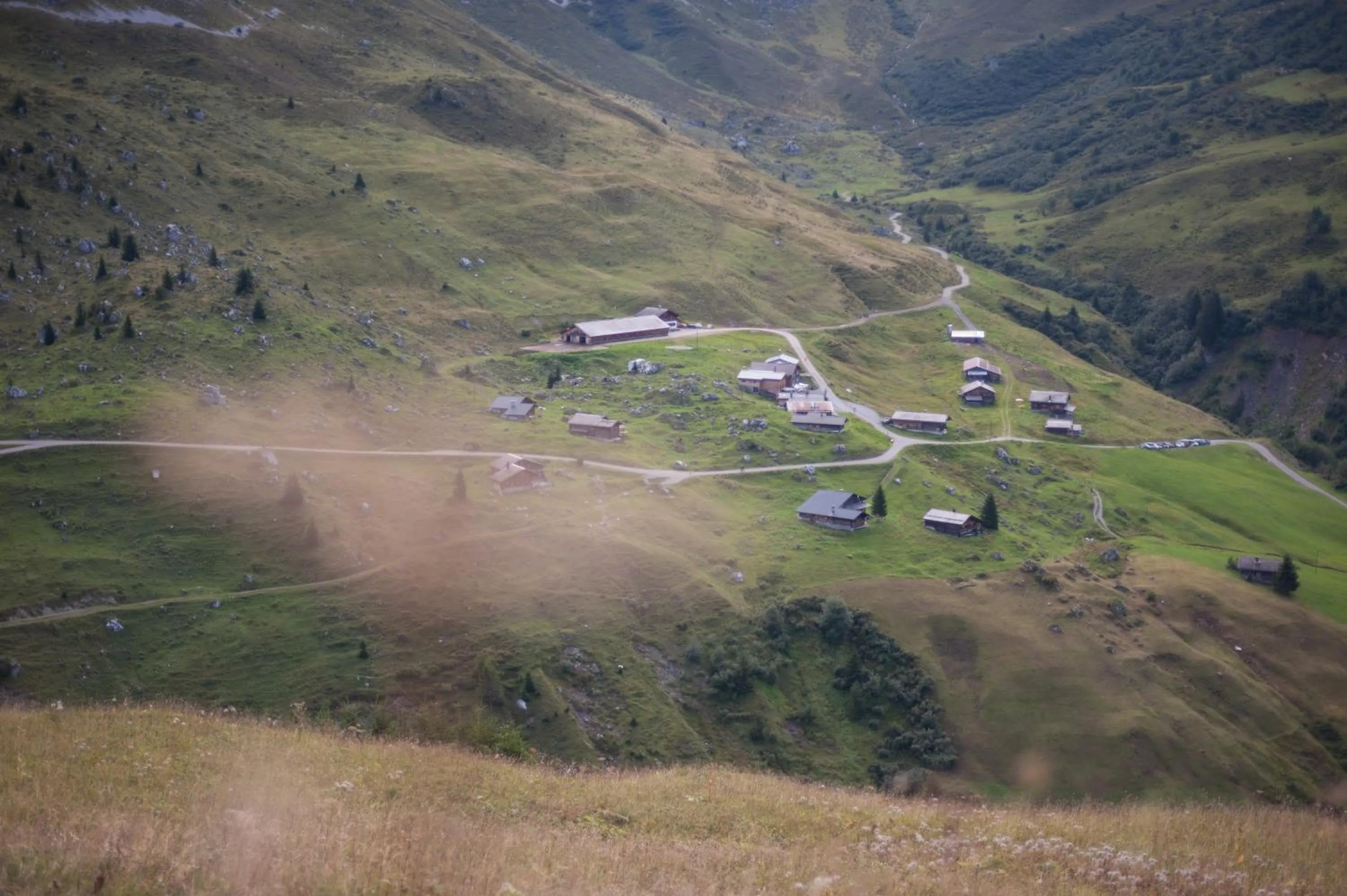Natural landscape in Berghaus Sulzfluh