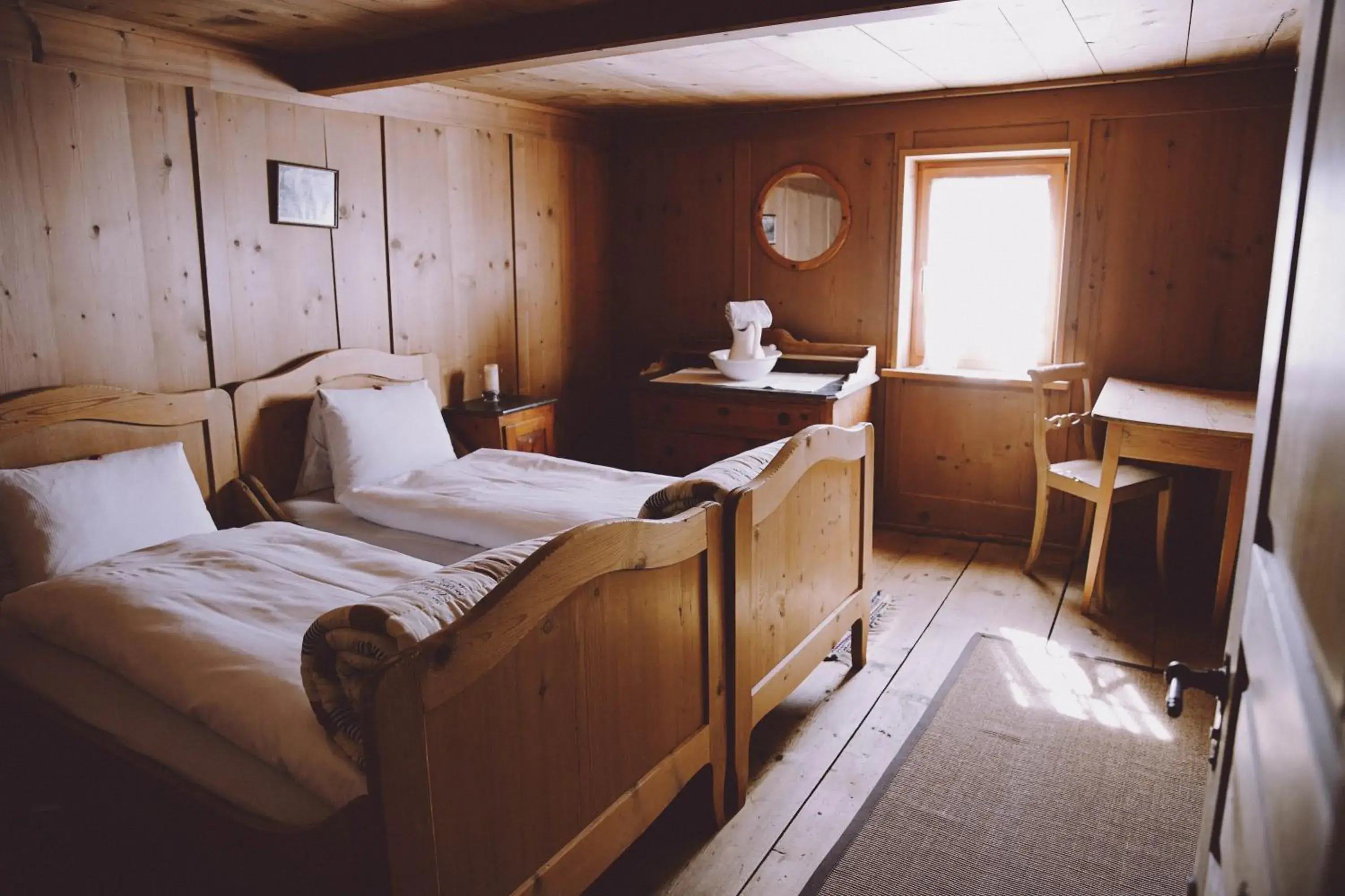 Double Room with Shared Bathroom - single occupancy in Berghaus Sulzfluh Double Room with Shared Bathroom - single occupancy in Berghaus Sulzfluh