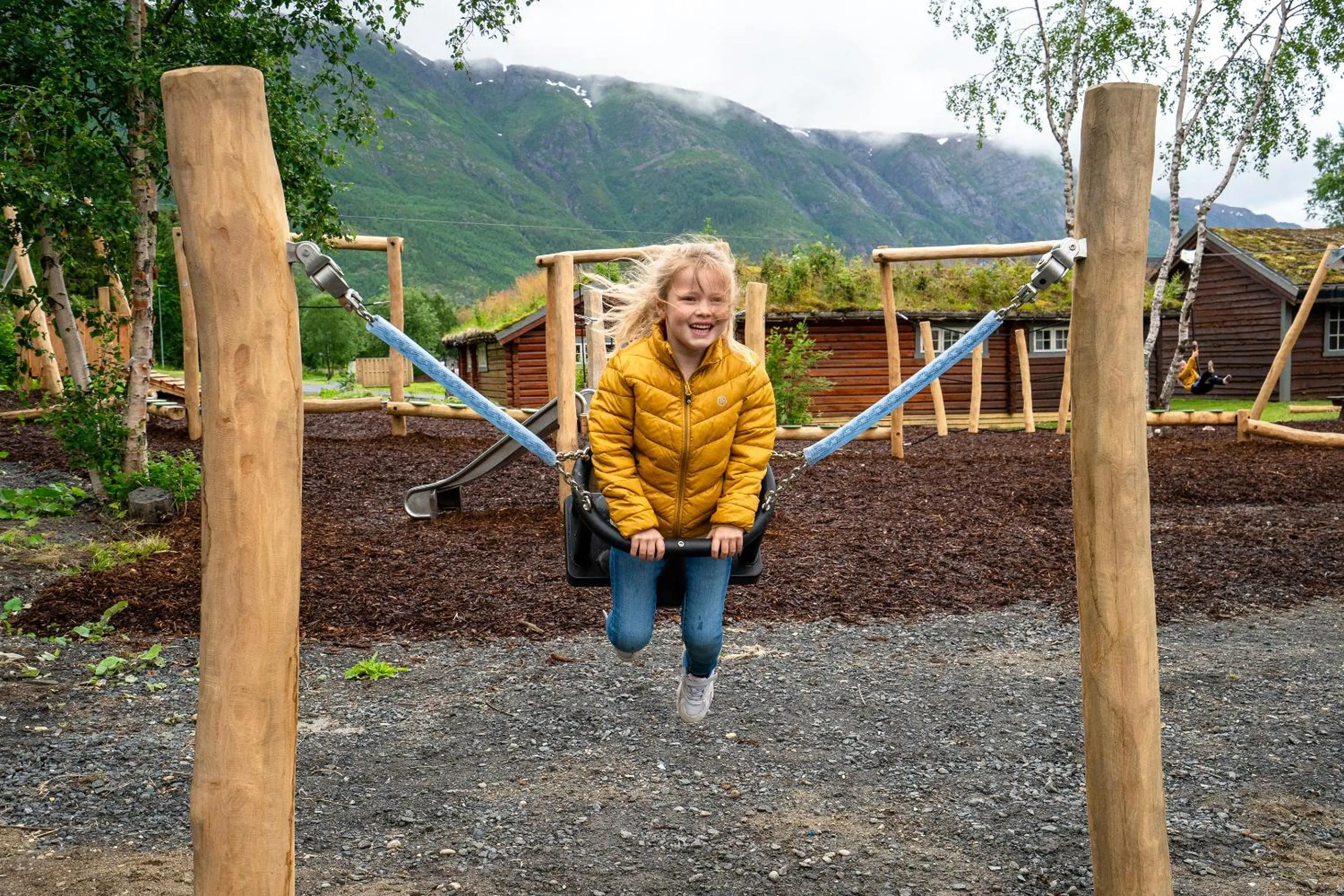 Children play ground in Topcamp Mosjøen - Helgeland