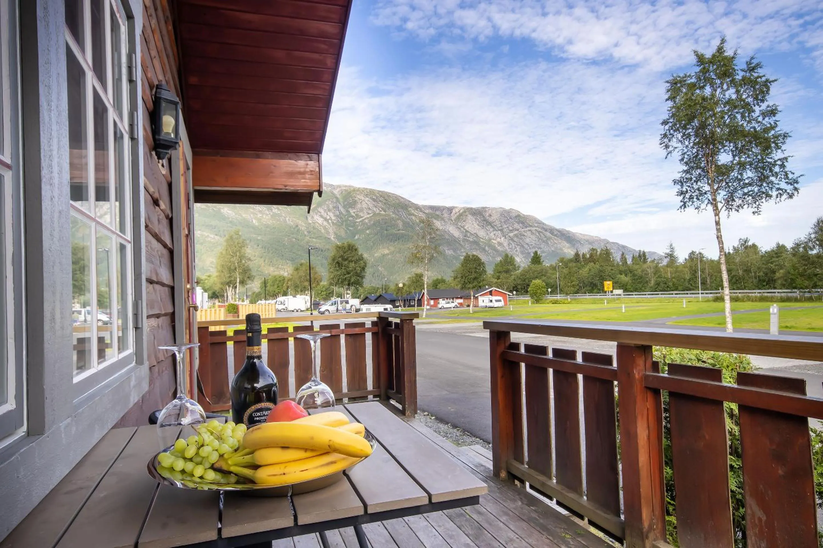 Balcony/Terrace in Topcamp Mosjøen - Helgeland