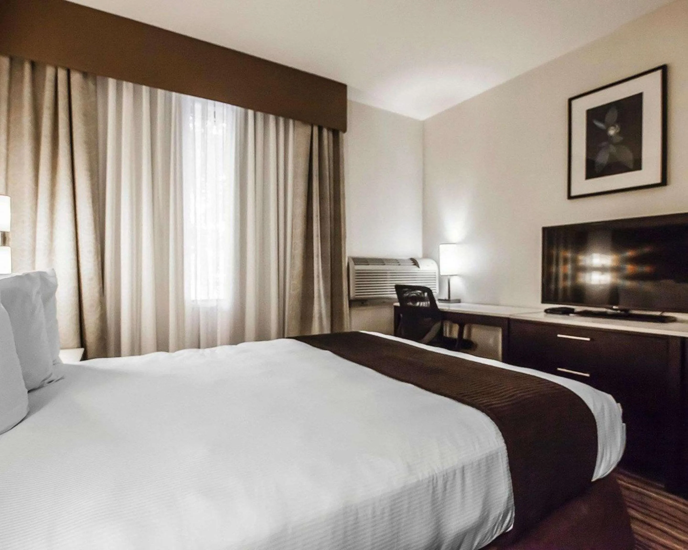 Photo of the whole room, Bed in Comfort Hotel Vancouver Airport