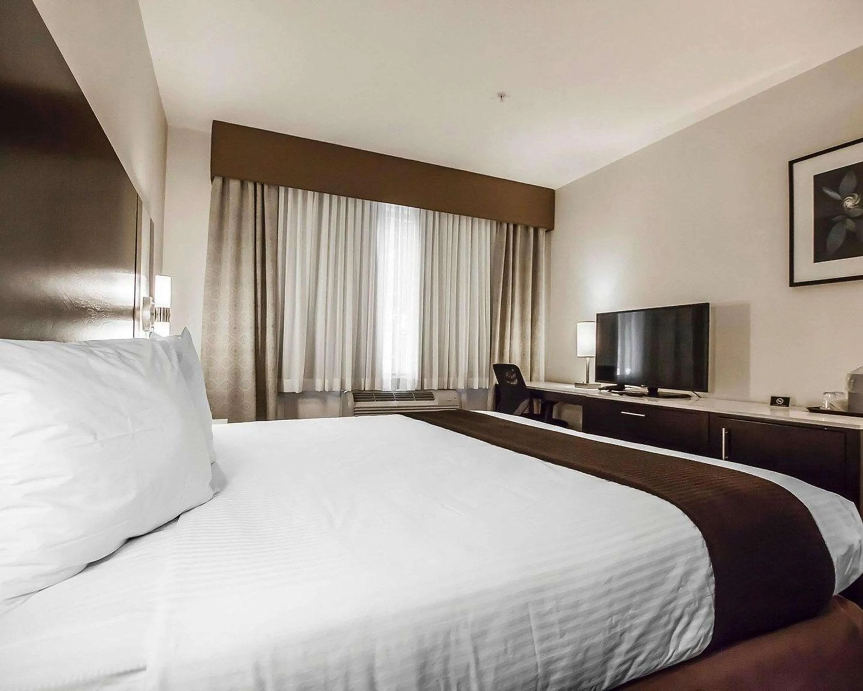 Photo of the whole room, Bed in Comfort Hotel Vancouver Airport