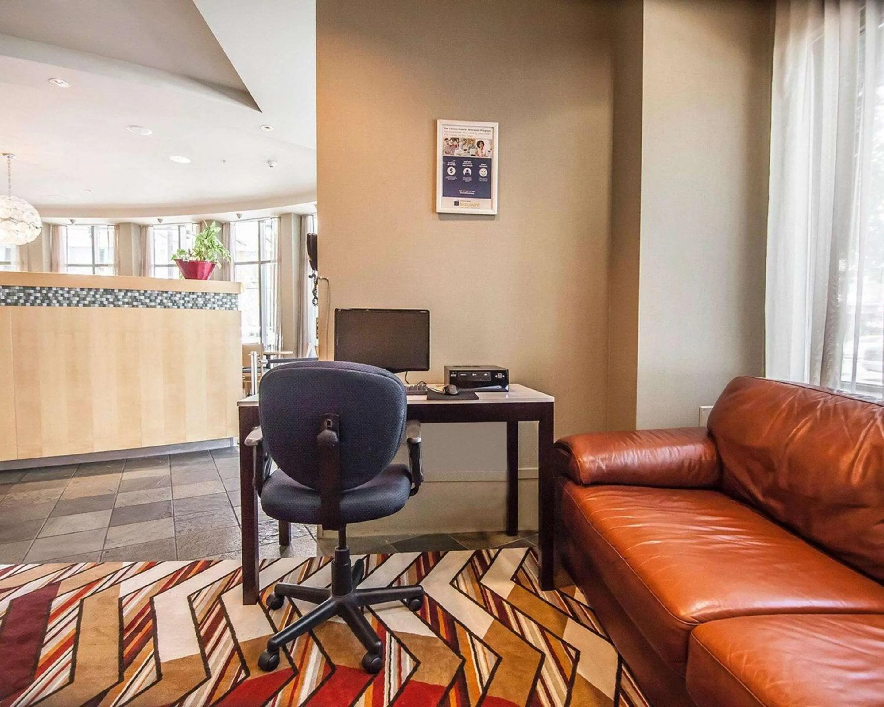 On site in Comfort Hotel Vancouver Airport