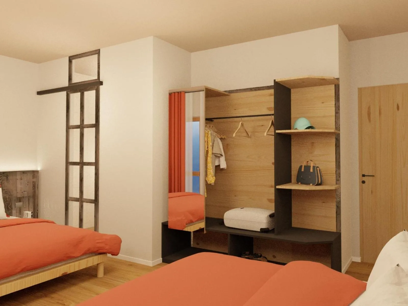 Bed in Hotel Dolomiti Des Alpes