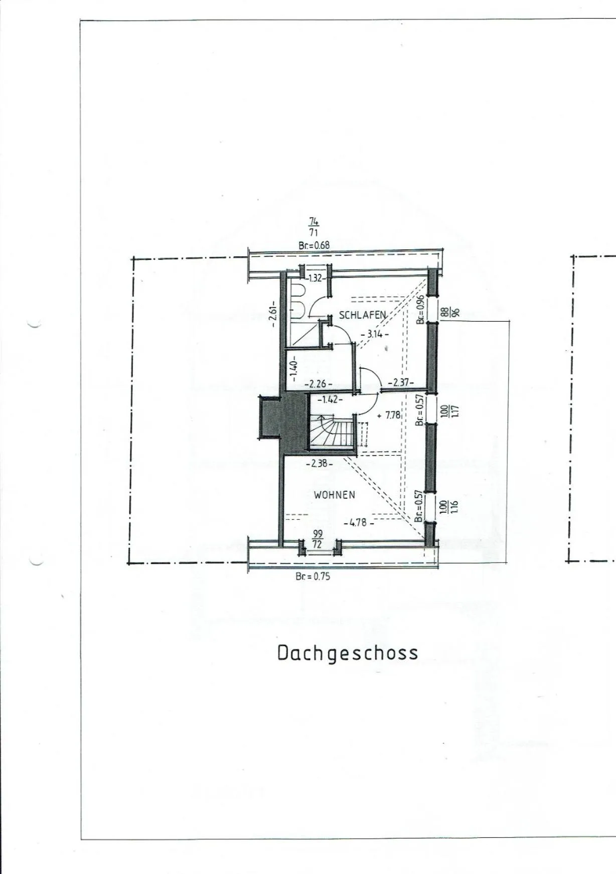 Floor plan in Der kleine Globetrotter