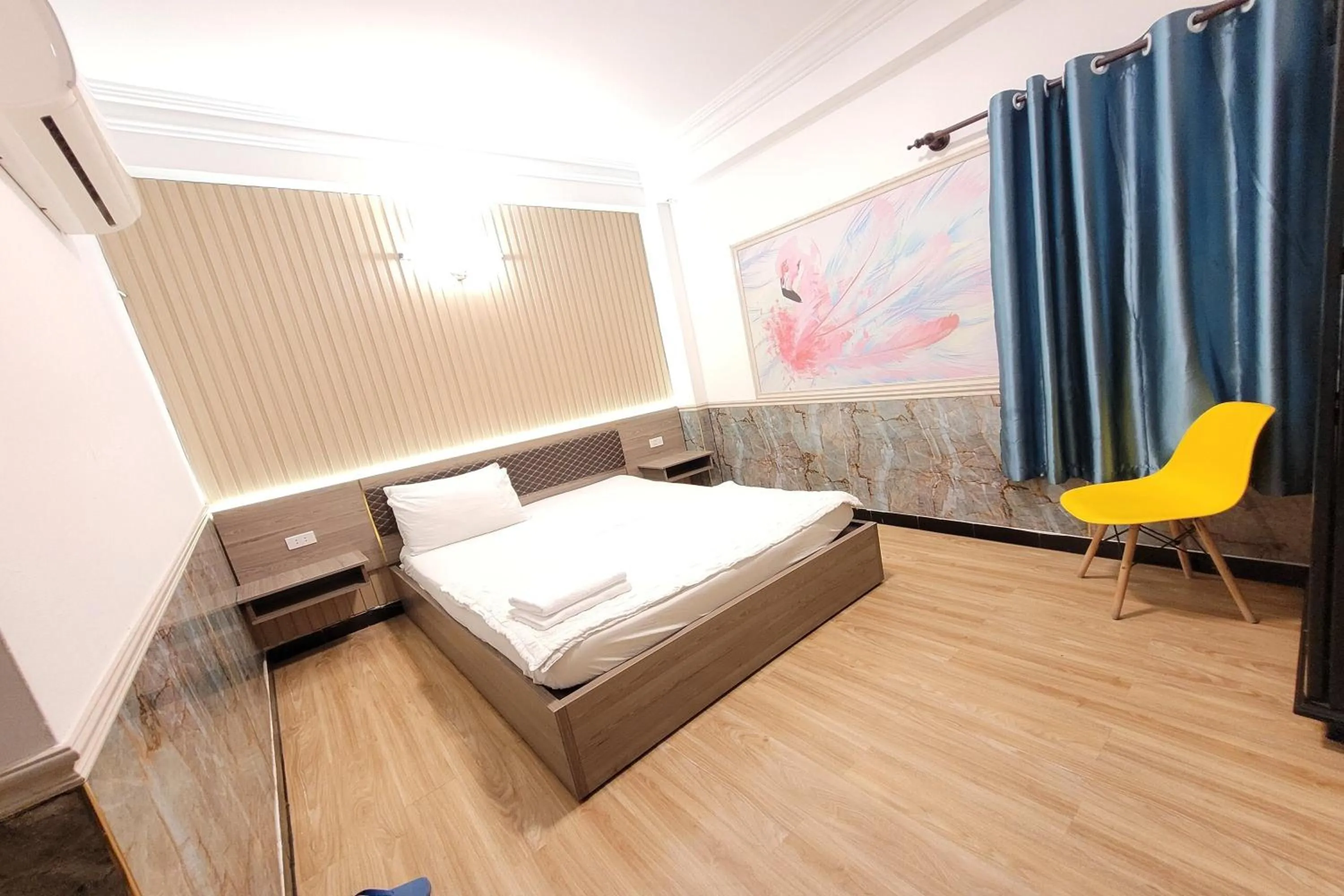 Bed in Hoang Nam Hotel