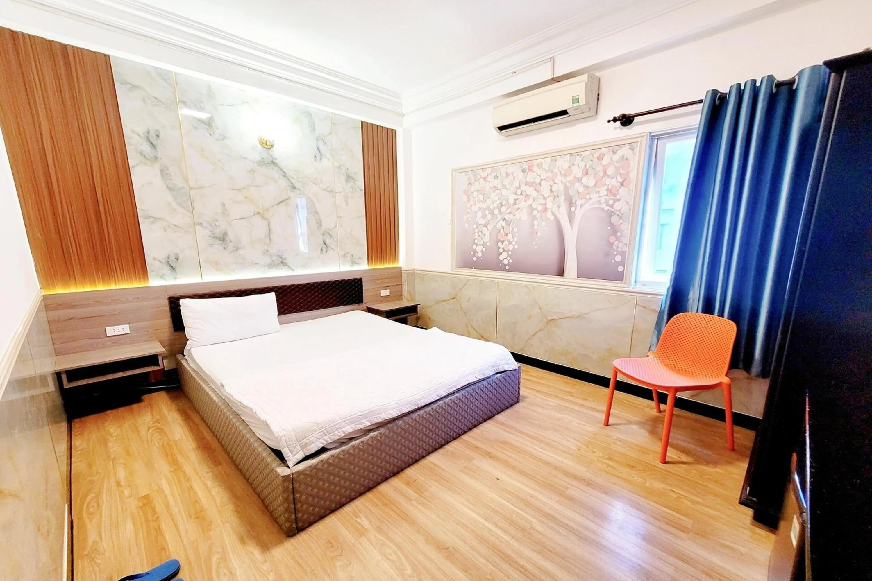 Bed in Hoang Nam Hotel