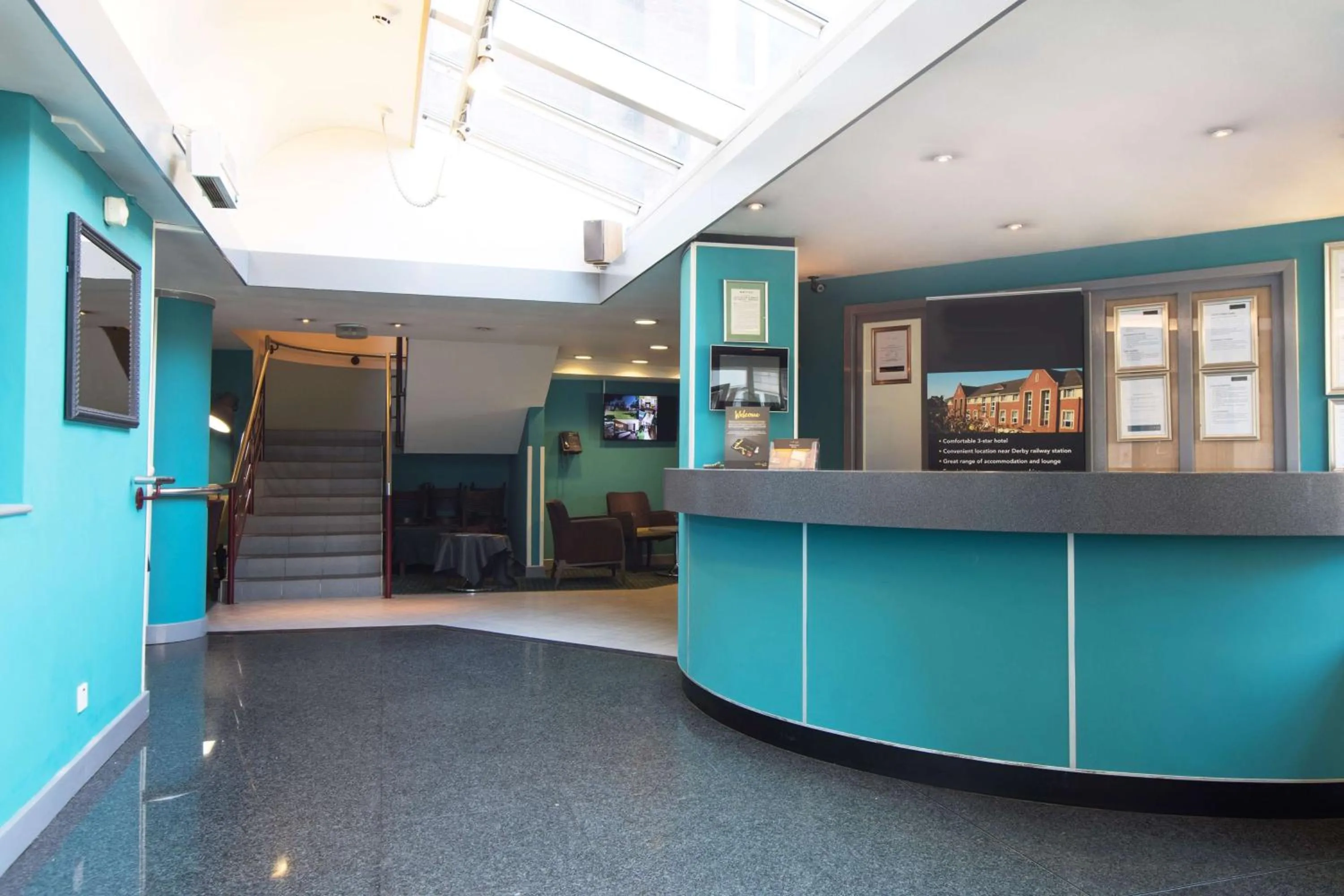 Lobby or reception, Lobby/Reception in Derby Station Hotel, Sure Hotel Collection by Best Western