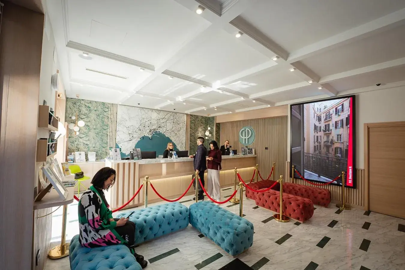 Lobby or reception in PC Boutique H Napoli Centro, by ClaPa Group Lobby or reception in PC Boutique H Napoli Centro, by ClaPa Group